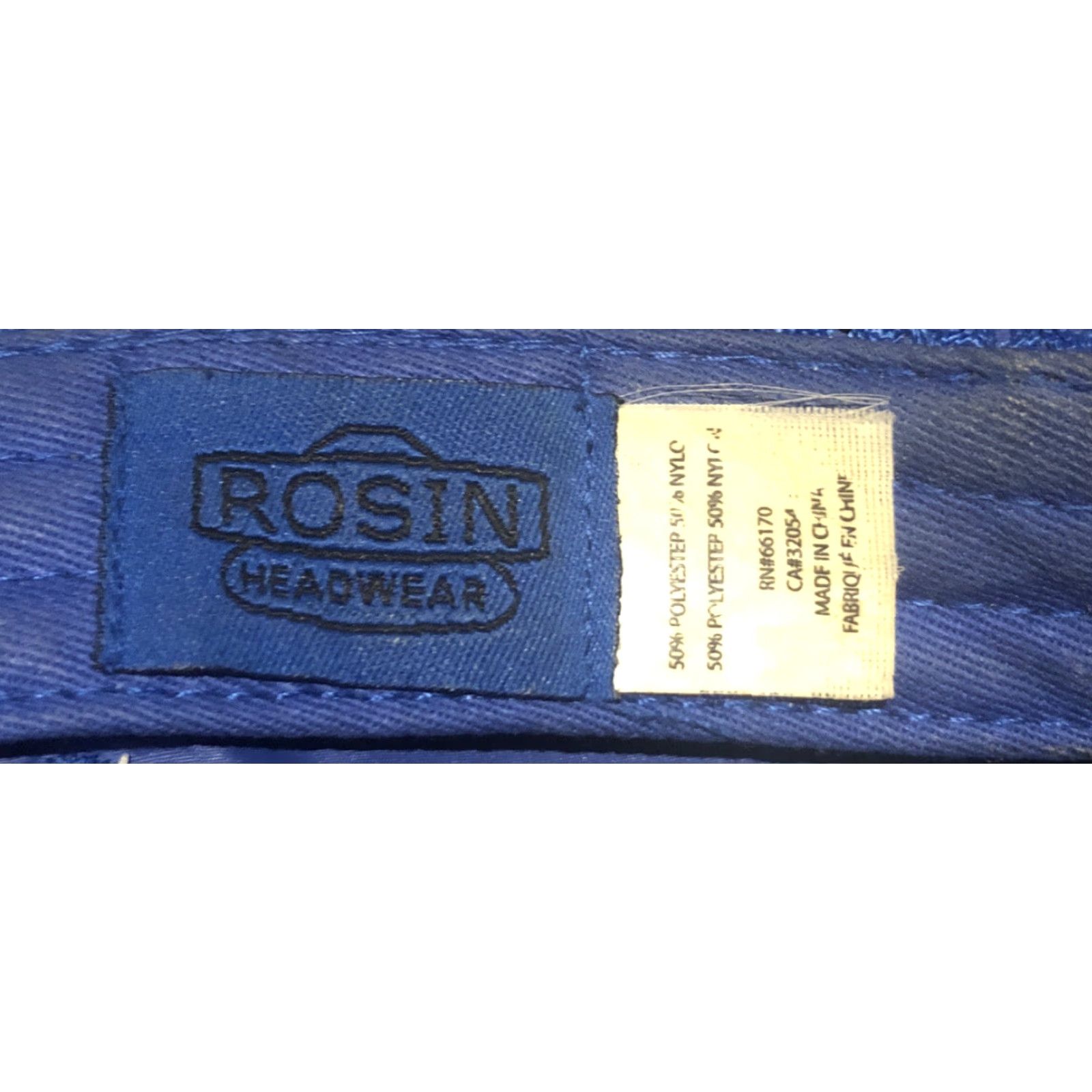 Vintage Blend rosin headware Blue Polyester Blend Adjustable Hat Men Adjustable Blue Hat Size ONE SIZE - 3 Thumbnail