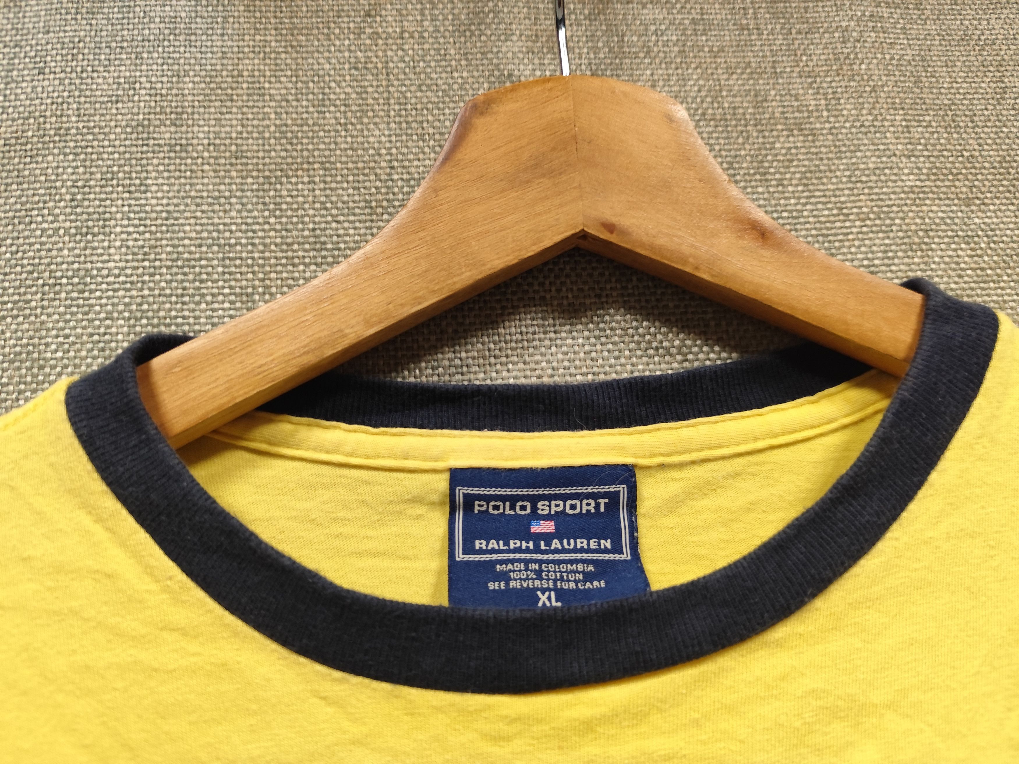 Polo Ralph Lauren × Ralph Lauren × Vintage Vintage t shirt polo ralph lauren spellout Size US M / EU 48-50 / 2 - 3 Thumbnail