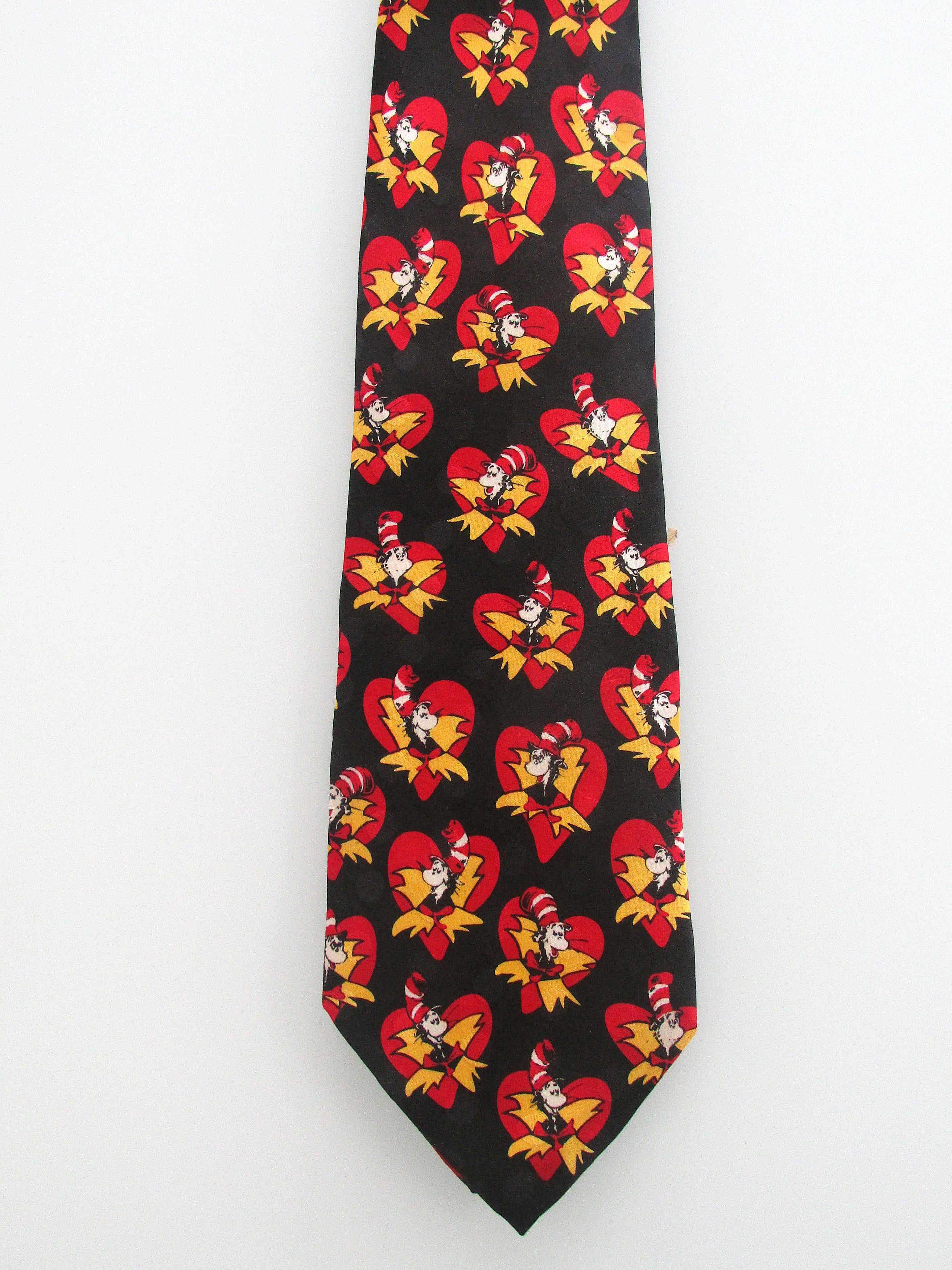 Other Dr. Seuss/Cat In The Hat Vintage Men's Silk Tie Size ONE SIZE - 2 Thumbnail