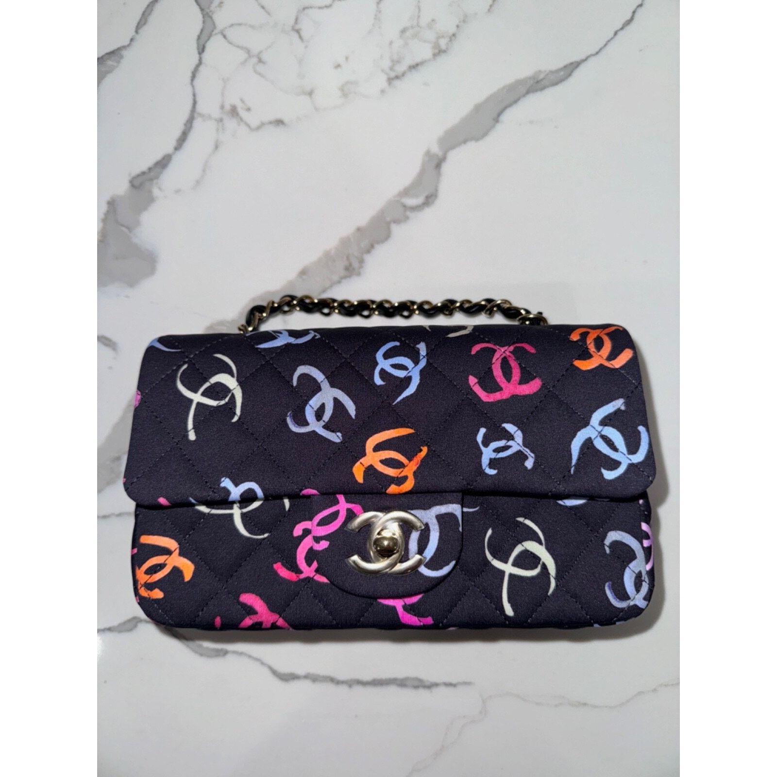 Chanel Chanel Logo Mini Flap Rectangle CC Shoulder Crossbody Bag Size ONE SIZE - 5 Thumbnail
