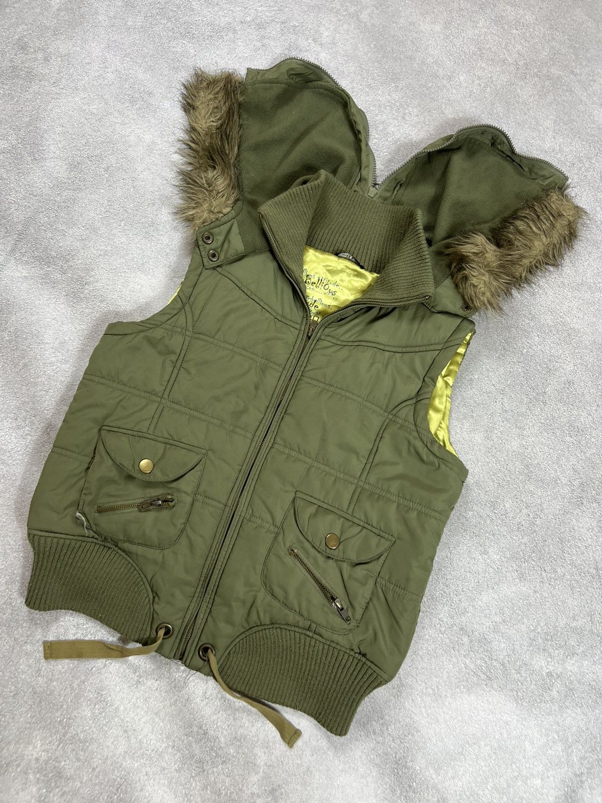 Hysteric Glamour Junya Watanabe Style Carti Leather Vest With Fur y2k Size US S / EU 44-46 / 1 - 5 Thumbnail