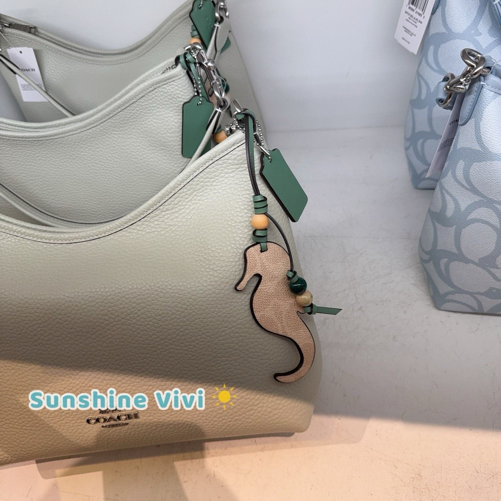 Coach NWT Coach Laurel Shoulder Bag Seahorse Charm CBH82 Size ONE SIZE - 3 Thumbnail