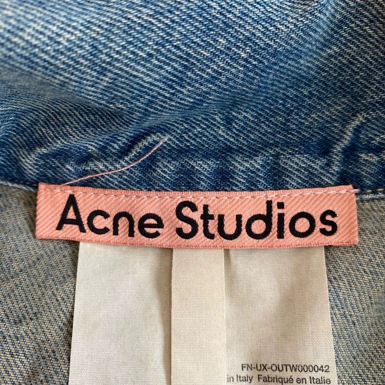 Acne Studios acne studios Loose single-breasted denim jacket 2506-Nextar Size US M / EU 48-50 / 2 - 3 Thumbnail