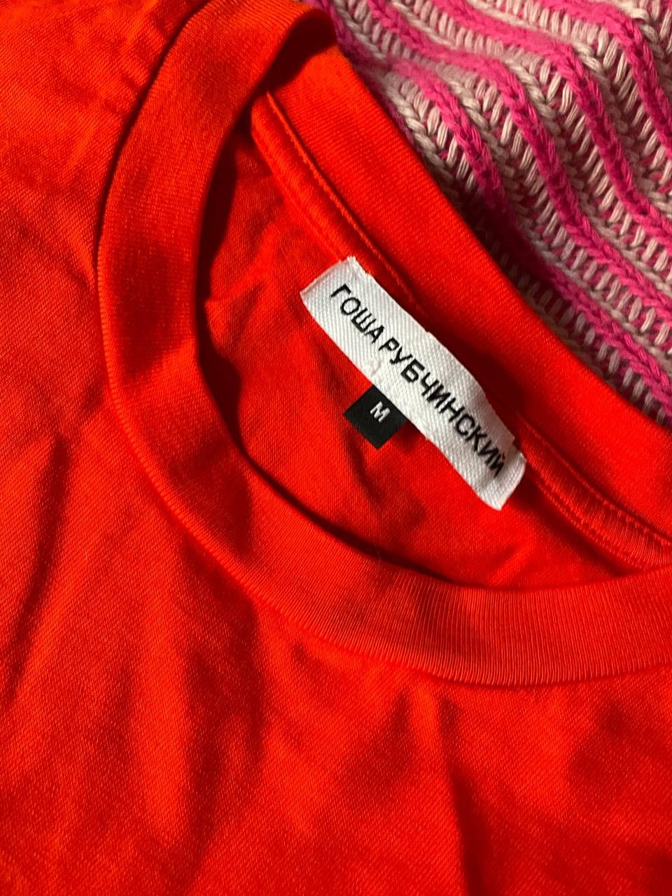 Gosha Rubchinskiy Gosha Rubchinskiy DRUG t-shirt (red) Size US M / EU 48-50 / 2 - 3 Thumbnail