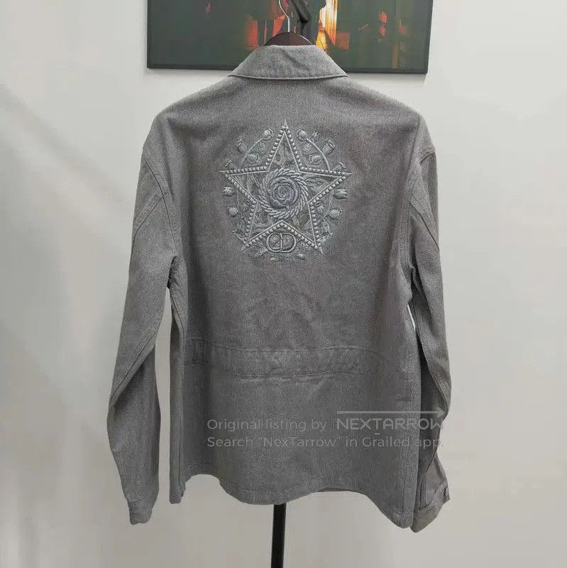 Dior Dior XXL Grey Cotton Men's Jacket . Size US XXL / EU 58 / 5 - 2 Thumbnail
