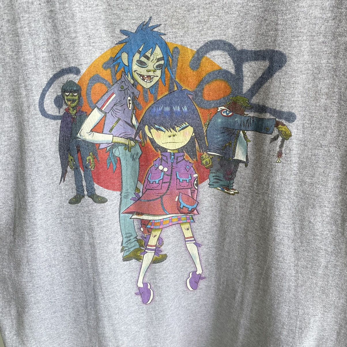 Band Tees Vintage Y2K Gorillaz UK Band ERD GRUNGE RAP ELECTRONIC TEE Size US XL / EU 56 / 4 - 3 Thumbnail