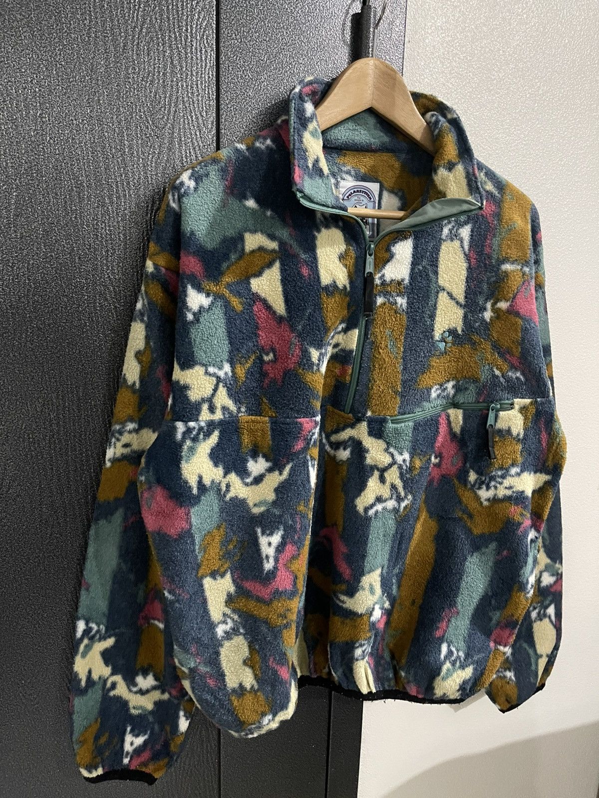 Jack Wolfskin Vintage Jack Wolfskin Fleece Half Zipper Jacket Size US L / EU 52-54 / 3 - 3 Thumbnail