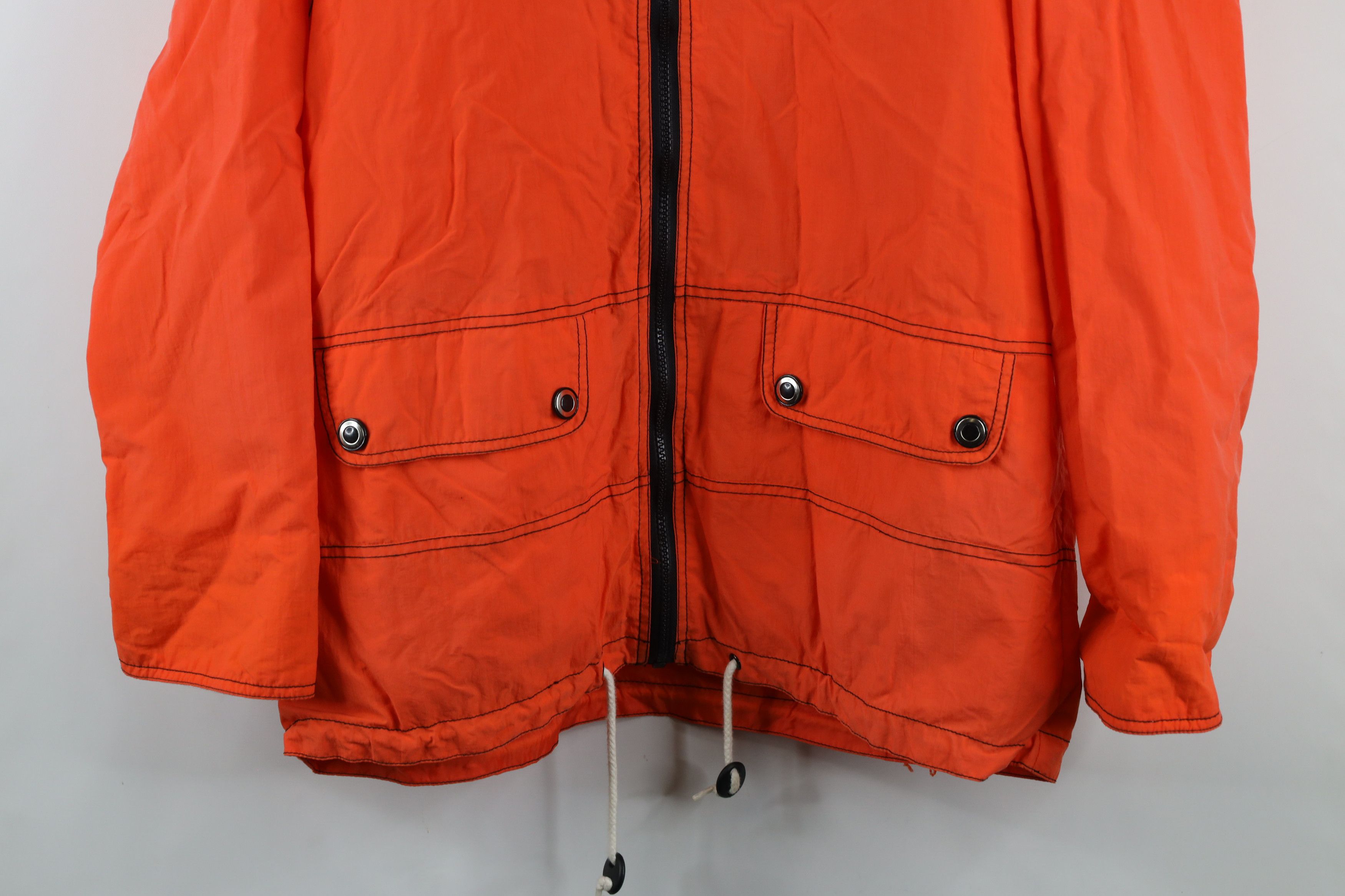 Vintage Vintage 90s Streetwear Baggy Fit Hooded Windbreaker Jacket Size S / US 4 / IT 40 - 3 Thumbnail