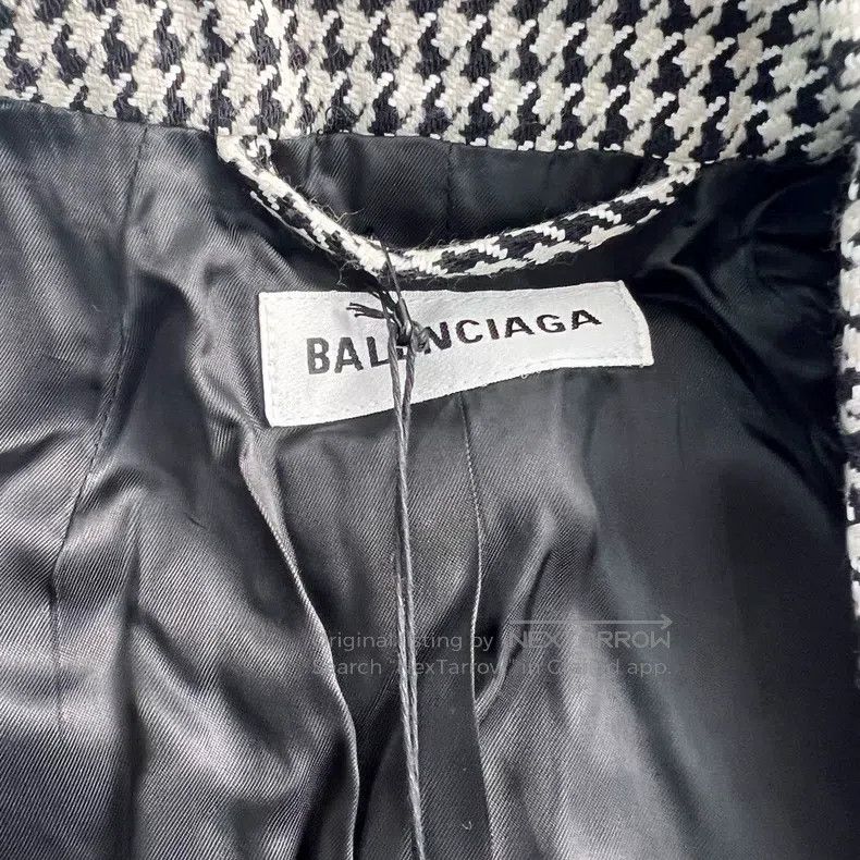 Balenciaga Balenciaga Houndstooth Blazer Size XS / US 0-2 / IT 36-38 - 6 Thumbnail