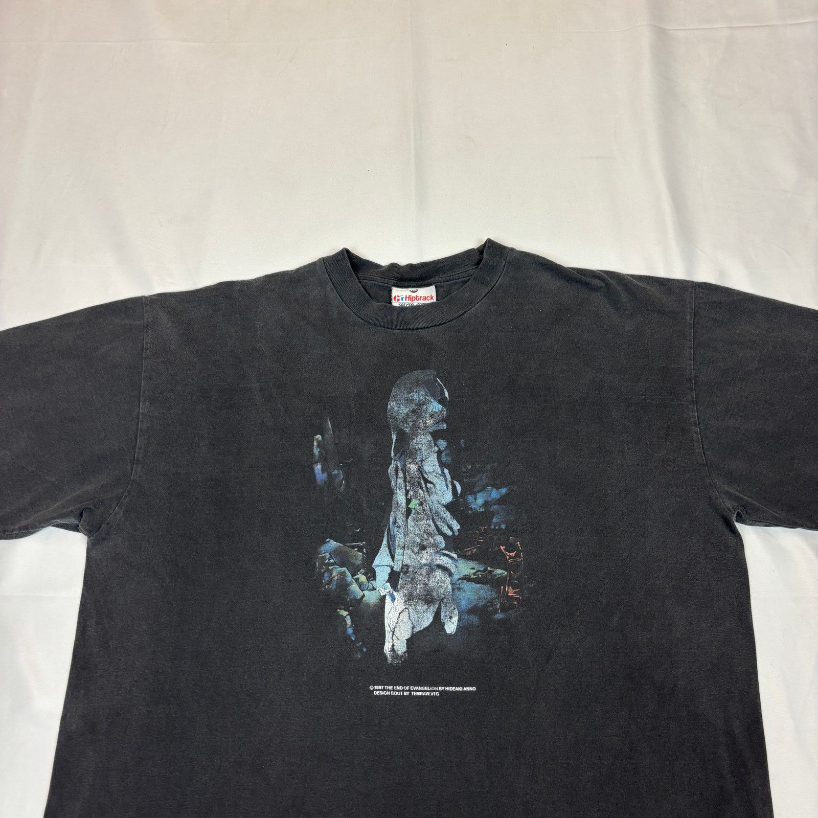 Vintage Evangelion Anime Temraw VTG Rei Tee Shirt Men's 2XL XXL Size US XXL / EU 58 / 5 - 2 Thumbnail