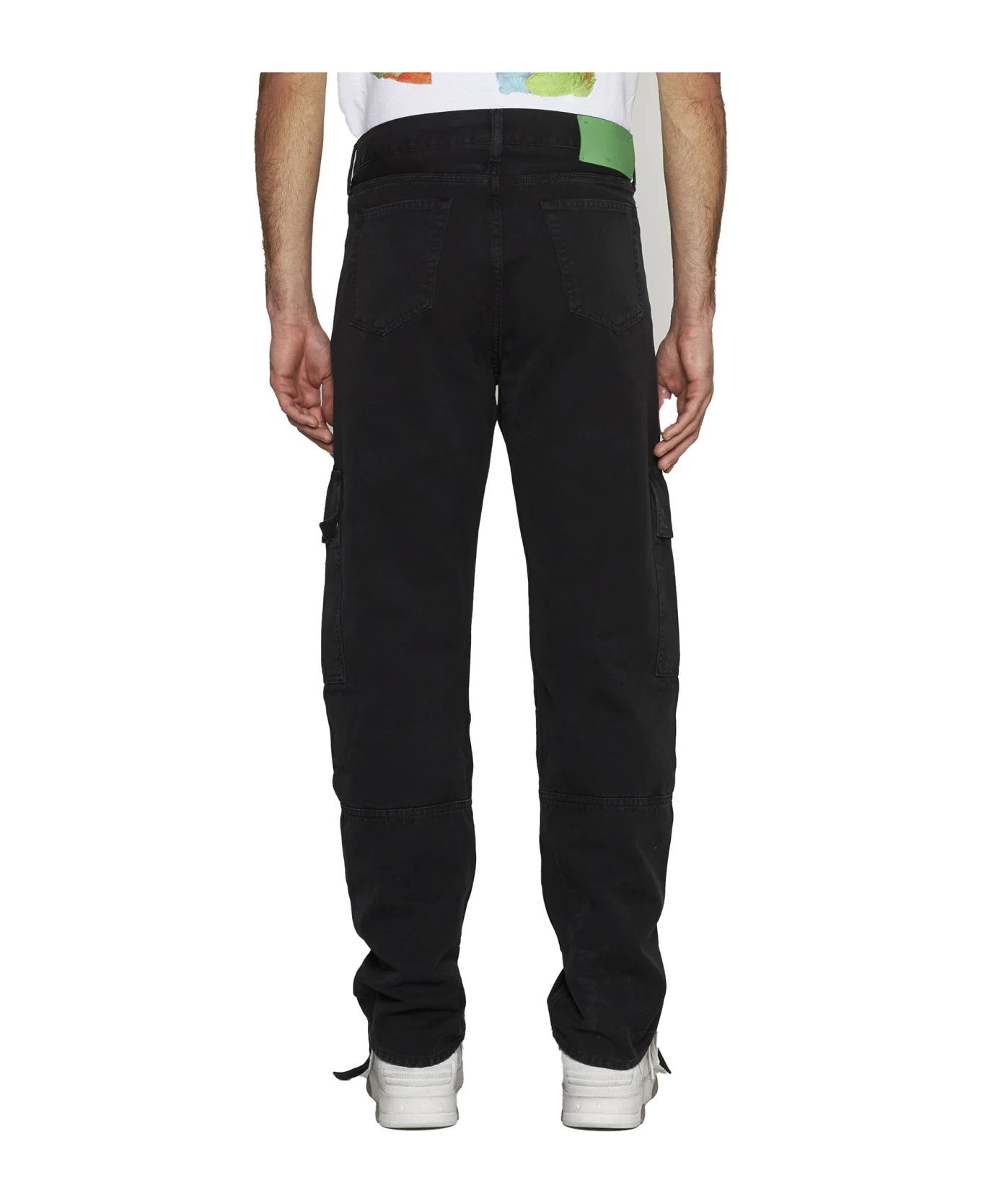 Off-White o1y0225 Cargo Pant in Black Size US 30 / EU 46 - 2 Thumbnail