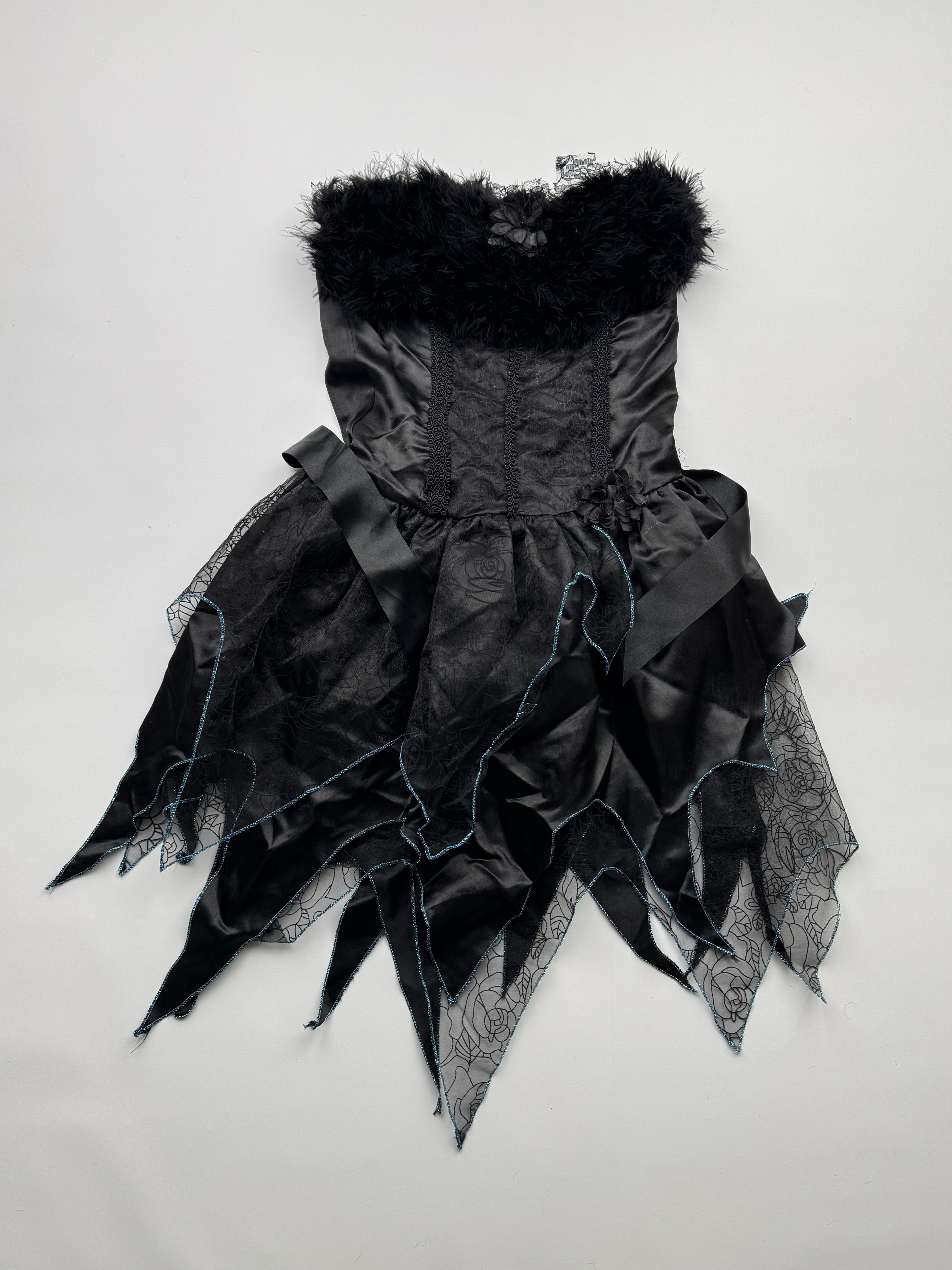 Vintage Goth Mini Dress B336(V348)