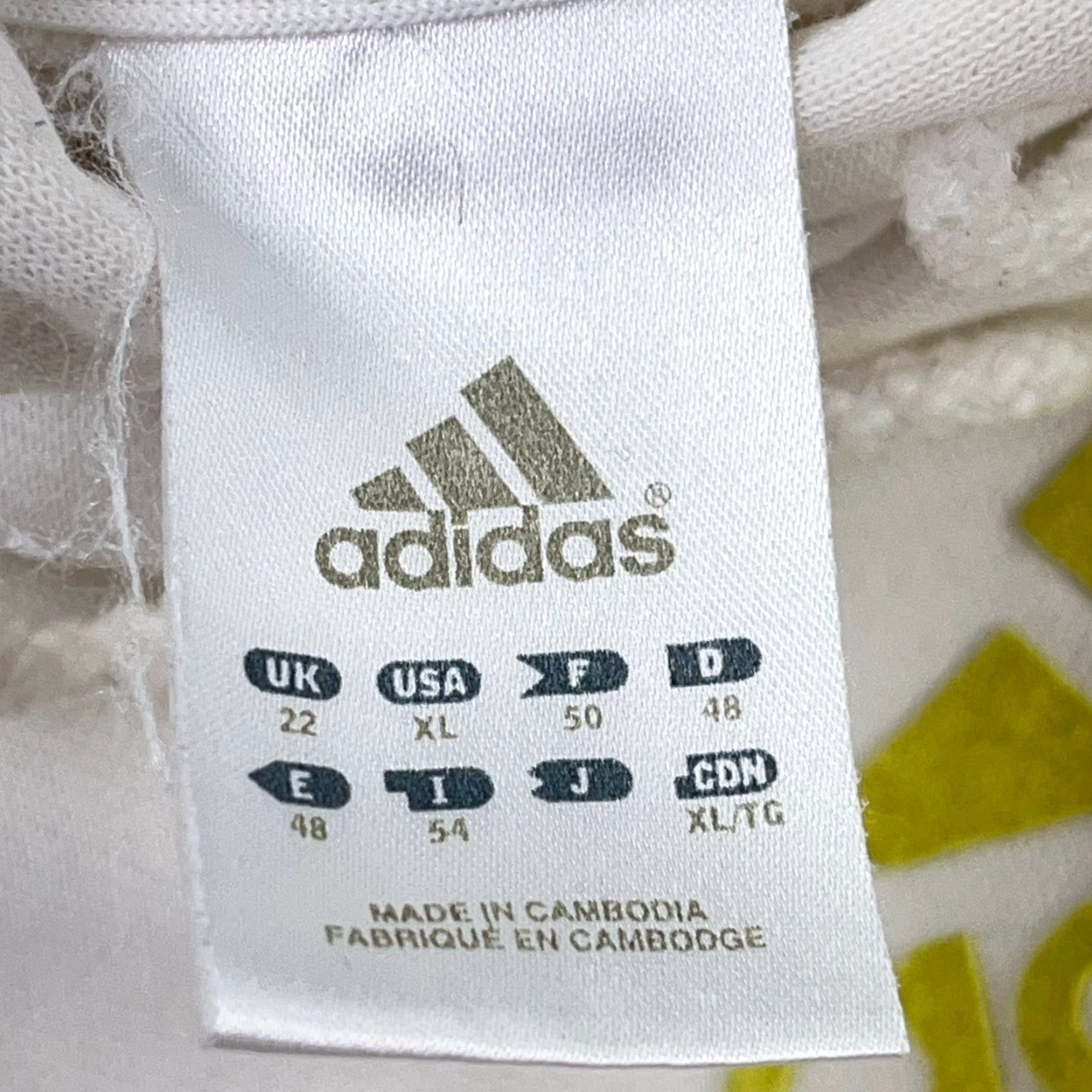 Adidas Adidas Hoodie Men XL White Sweatshirt Pullover Hooded Sport Street Hipster Retro Classic Logo Size US XL / EU 56 / 4 - 3 Thumbnail