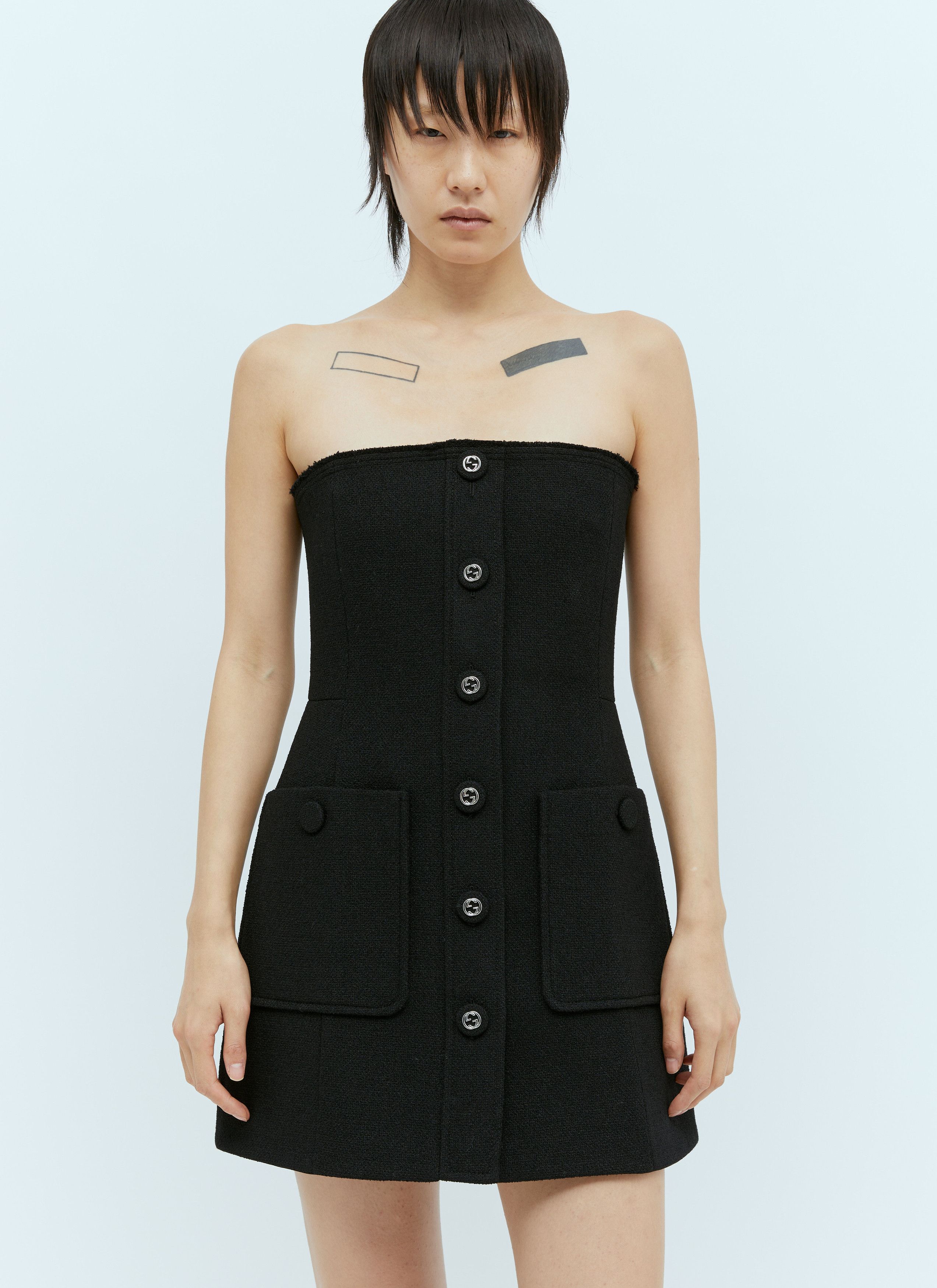 Gucci Tweed Mini Dress Size S / US 4 / IT 40 - 1 Thumbnail