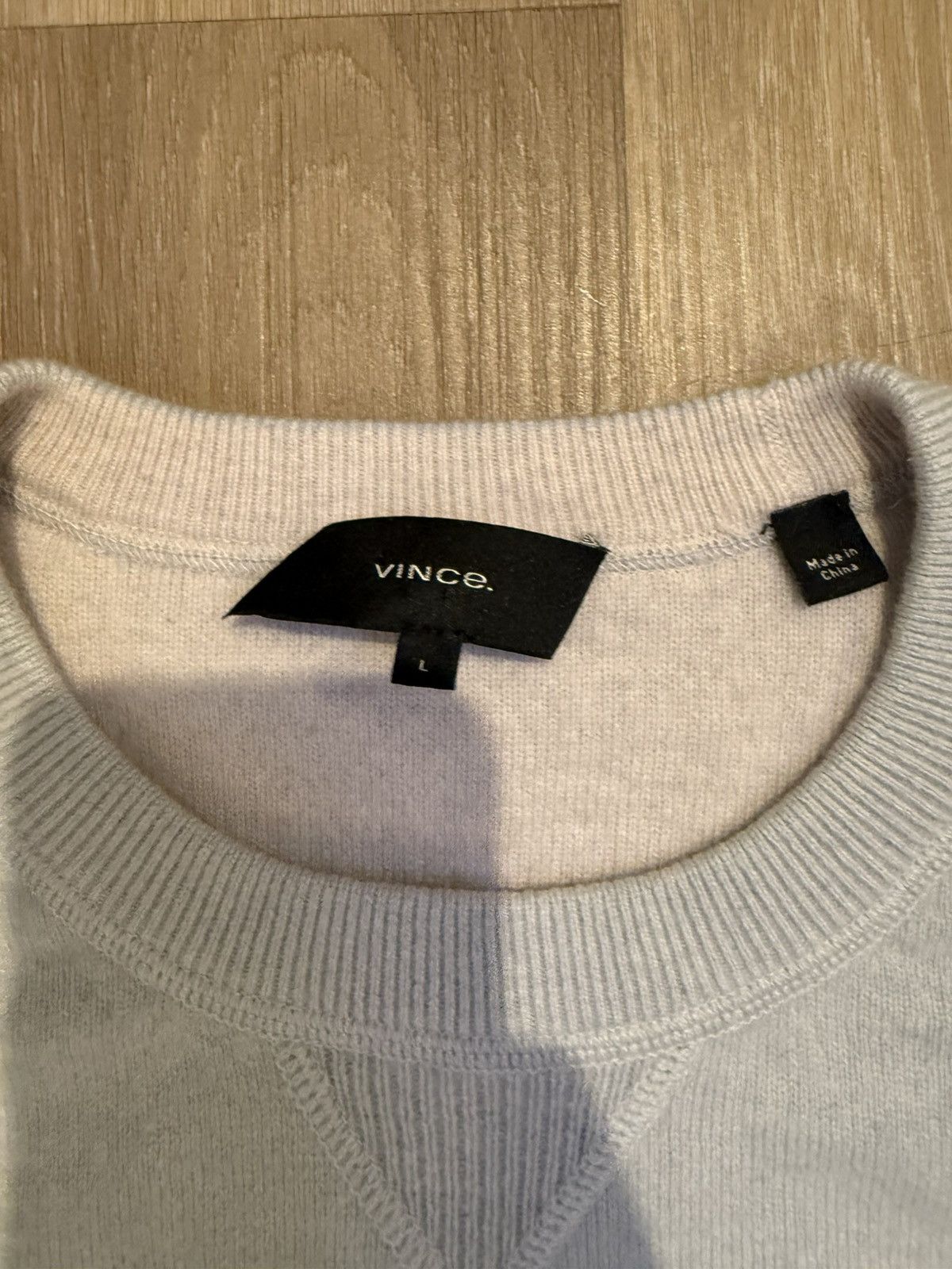 Vince Vince Light Blue Wool Sweater Size L RARE Size US L / EU 52-54 / 3 - 2 Thumbnail