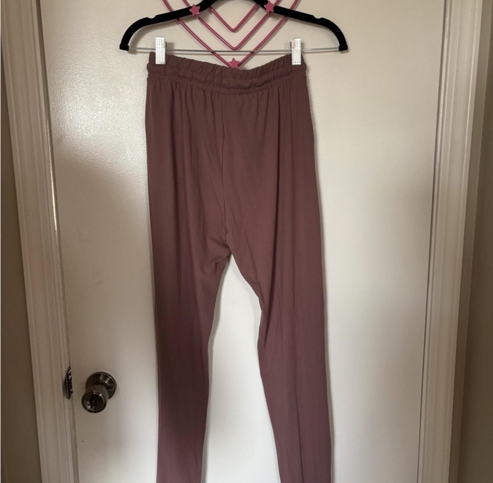 Other ( LA12ST) Mauve Jogger Pants Size 32" / US 10 / IT 46 - 4 Thumbnail