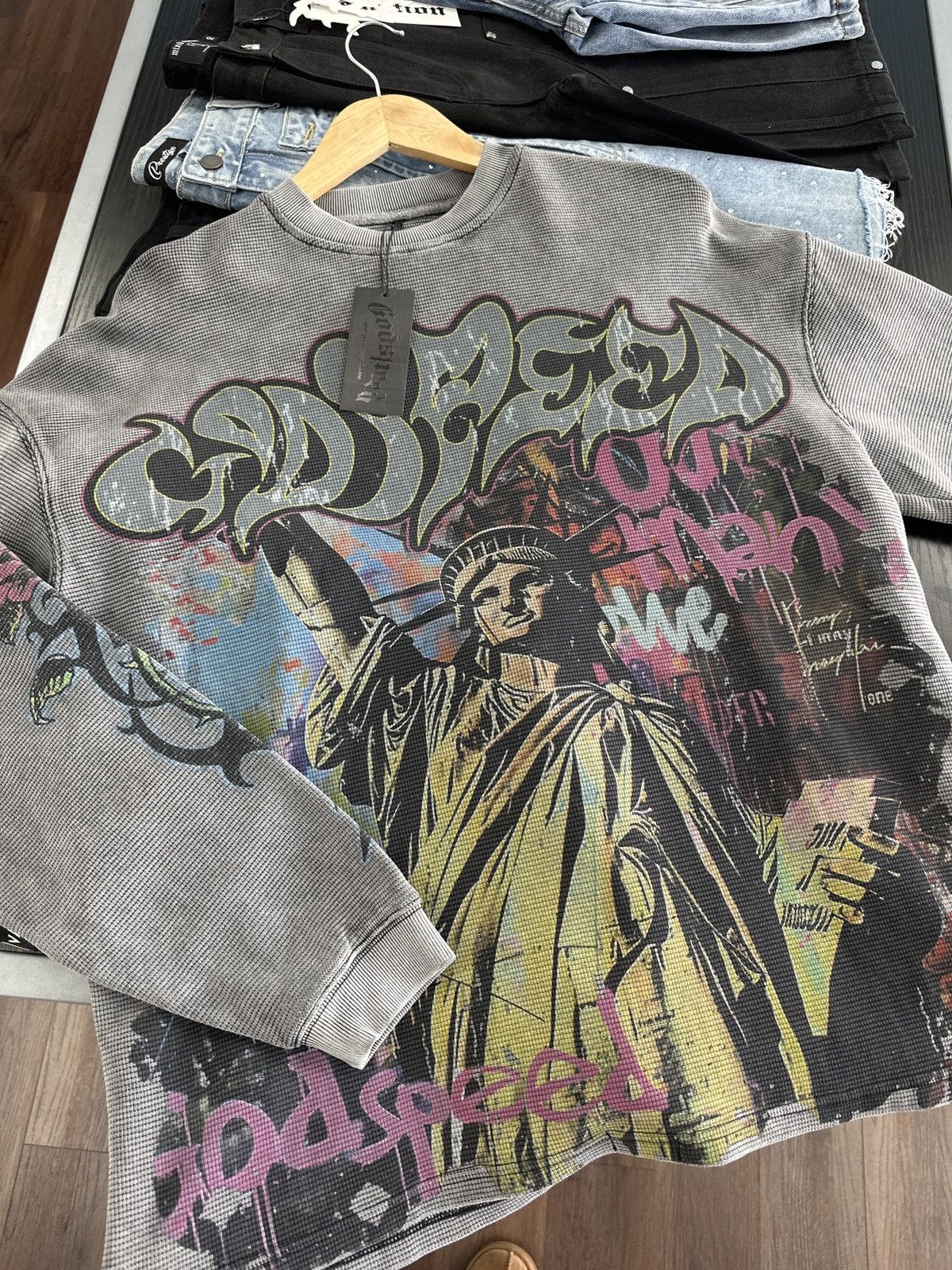 Godspeed Godspeed Vandal LS Thermal Grey Wash | Grailed