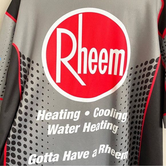 Vintage Vintage NASCAR Rheem Pit Crew Short Sleeve Shirt - XL 🇨🇦 Size US XL / EU 56 / 4 - 9 Thumbnail