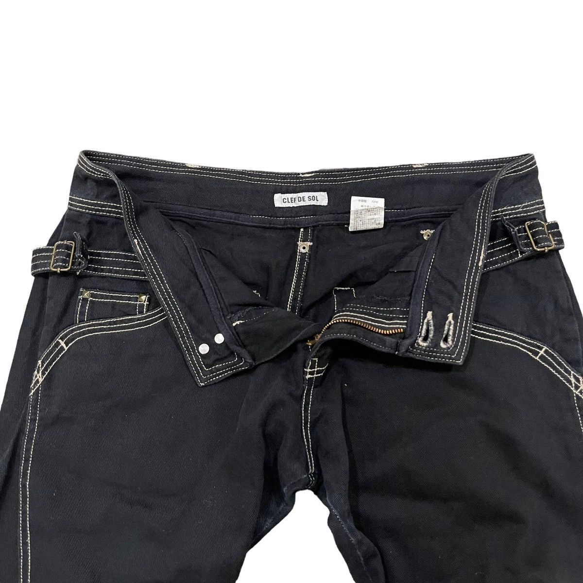 If Six Was Nine × Japanese Brand × True Religion Japanese Brand Clef De Sol Denim Pants Size 34" / US 12 / IT 48 - 14 Thumbnail