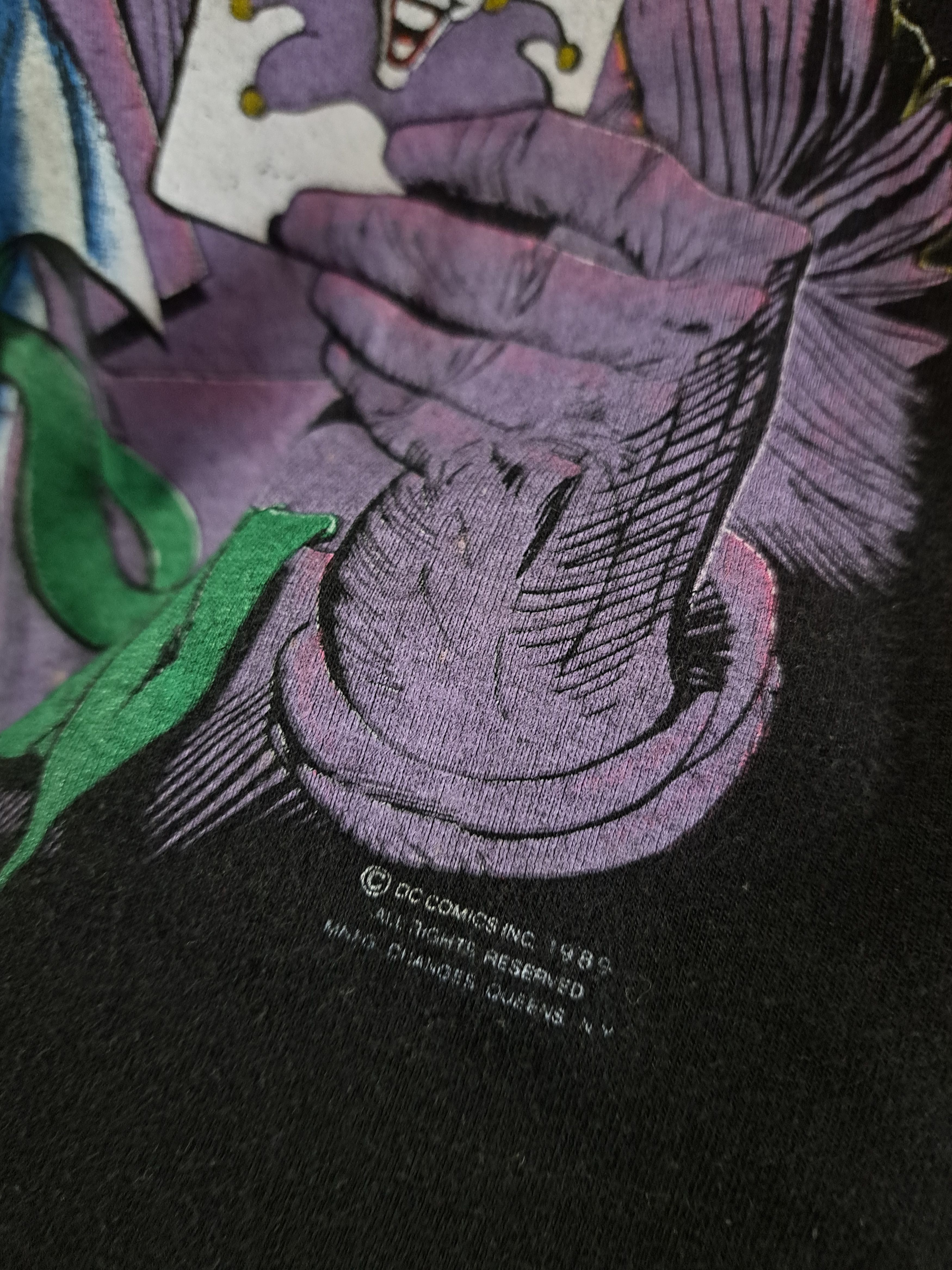 Vintage Vintage 80s Batman Animated Series Joker T-Shirt Size US M / EU 48-50 / 2 - 5 Thumbnail