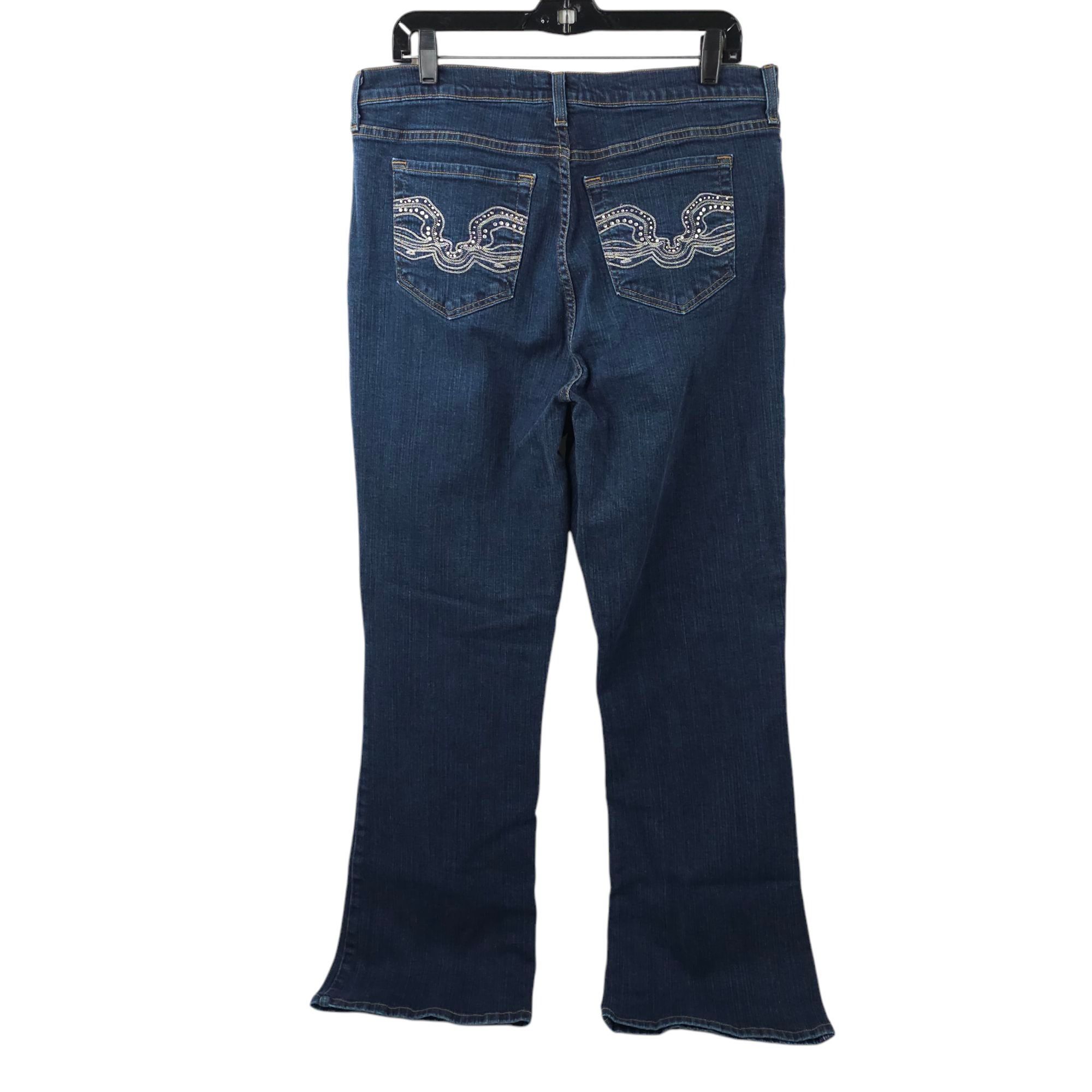 Other NYD Jeans Flare Leg Jeans Womens Size 18 High Rise Dark Wash Size 40" / US 18 - 2 Thumbnail
