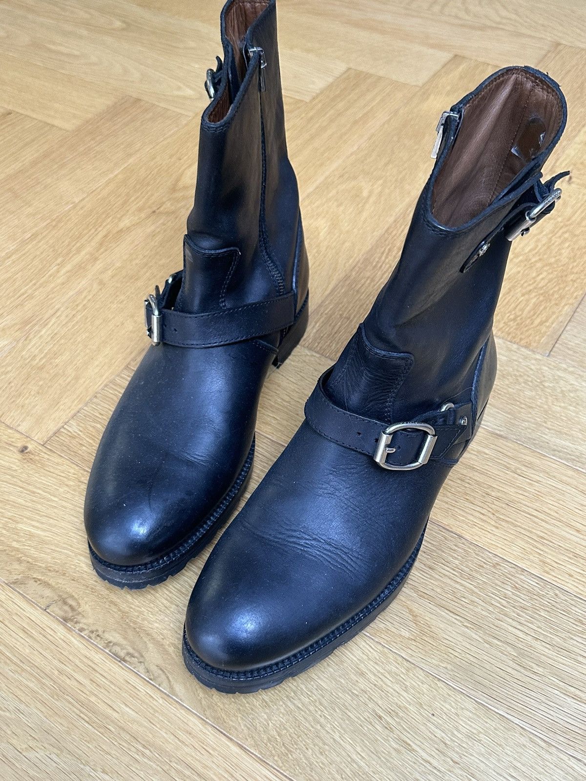 Jimmy Choo Jimmy Choo Black Biker Boots size 42 Size US 8 / EU 41 - 2 Thumbnail