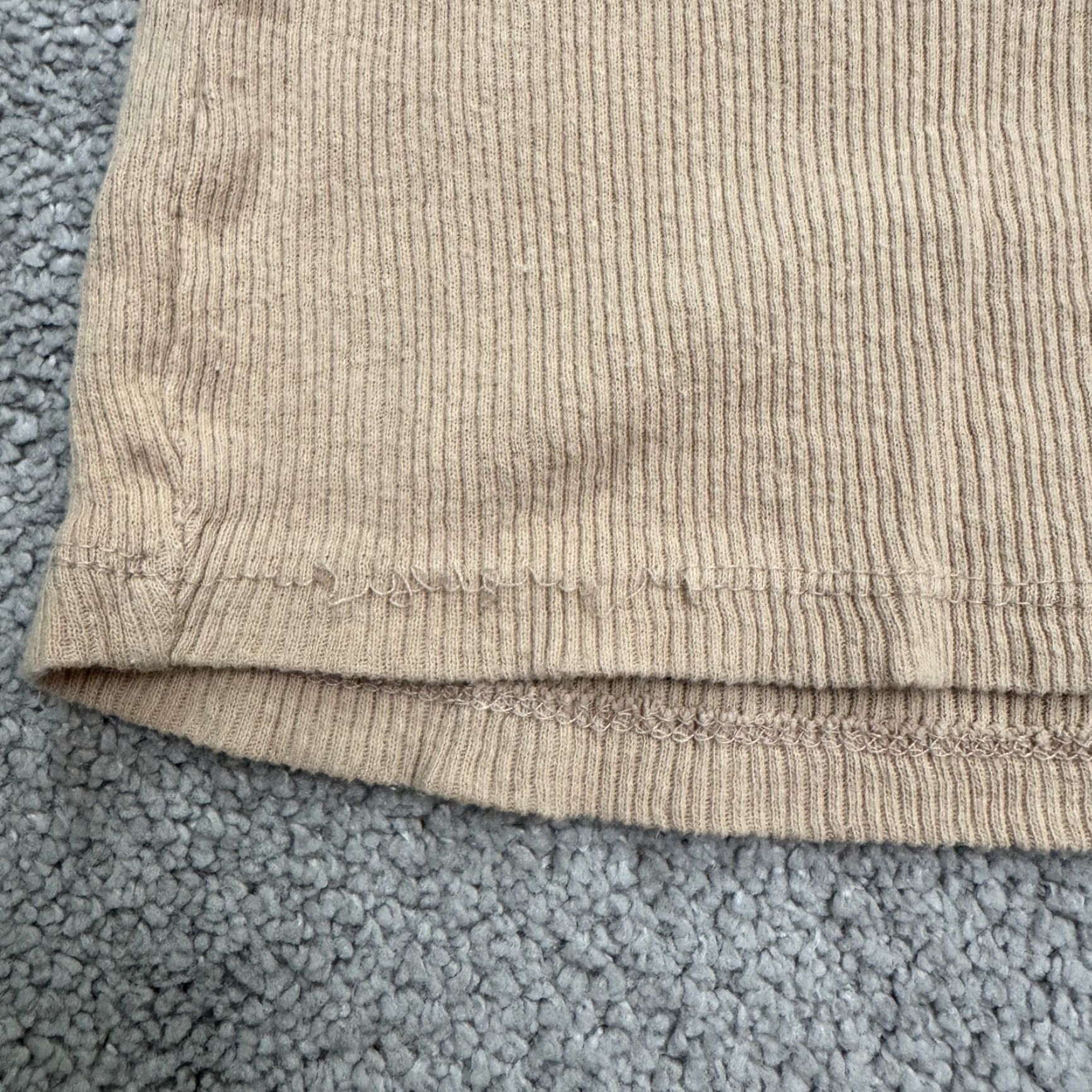 Vintage Britney Spears Tank Small Brown 100% Cotton Graphic Lucky Ribbed Knit 90s Music Stars Womens Size S / US 4 / IT 40 - 4 Thumbnail