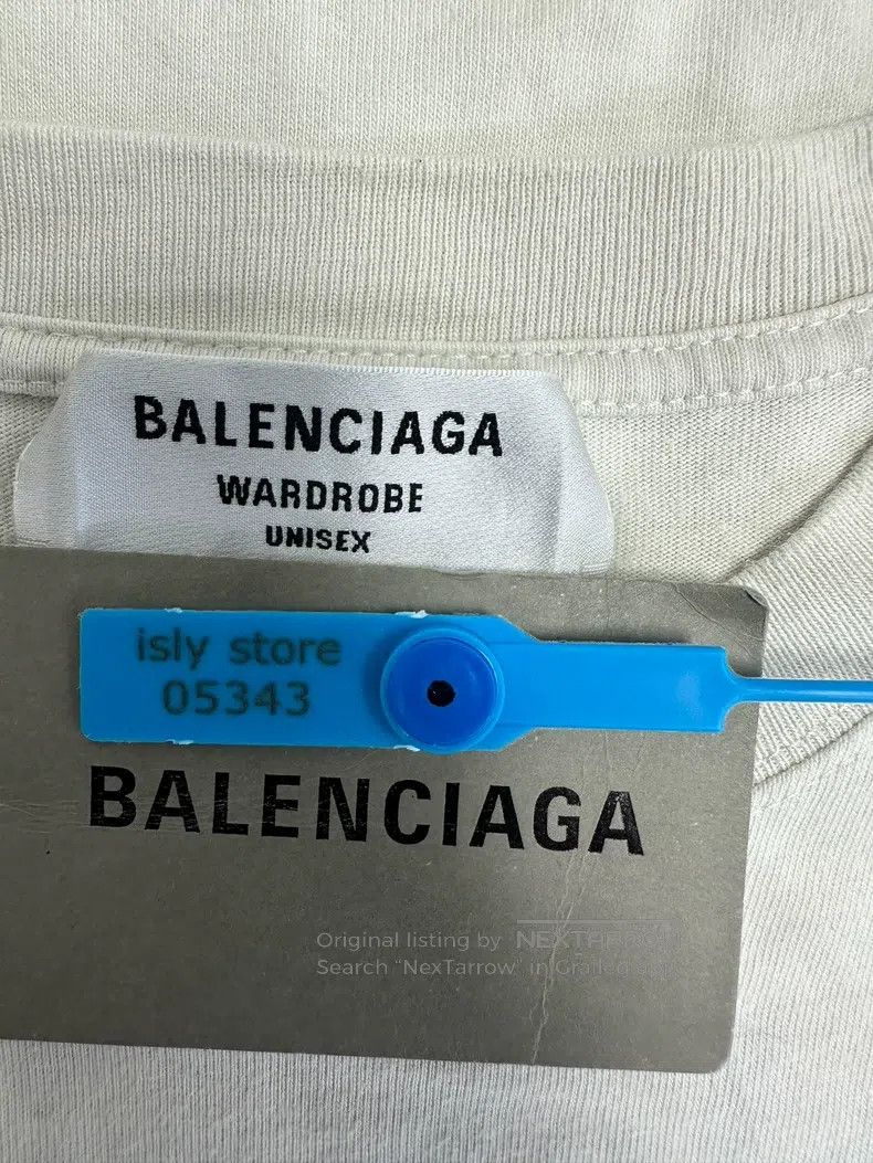 Balenciaga Balenciaga Slim-fit letter-printed round-neck short-sleeve Size US S / EU 44-46 / 1 - 4 Thumbnail