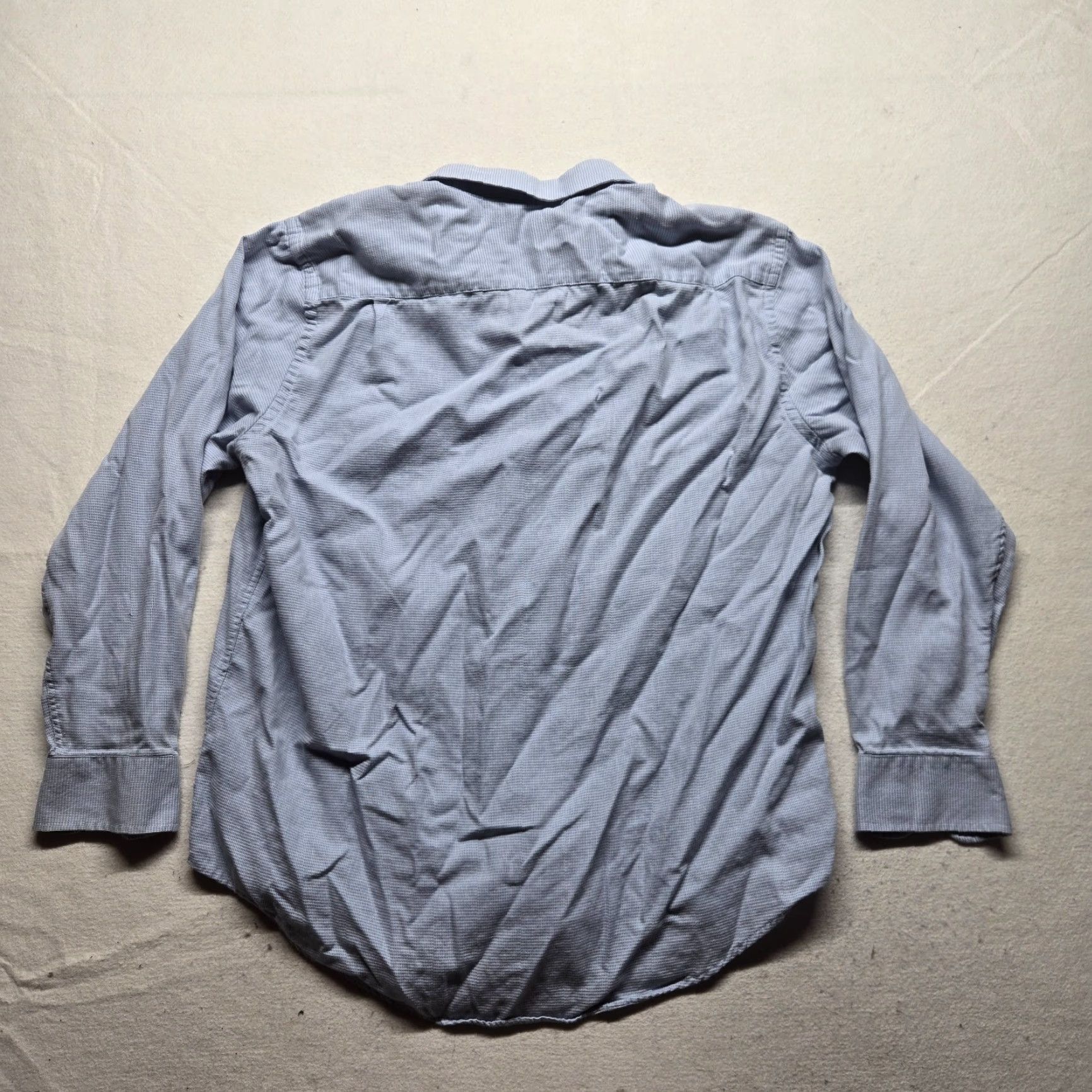 George George Blue Check Button-Up Shirt Adult Men's XL 46-48 Long Sleeve Casual Size US XL / EU 56 / 4 - 7 Thumbnail