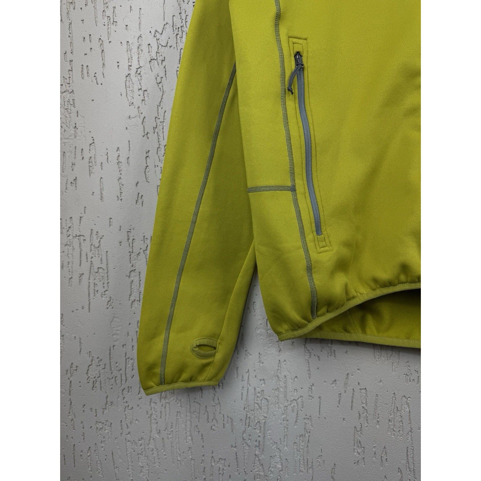 Rab Rab Hoodie Mens L Yellow Power Stretch Polartec Full Zip Jum Size US L / EU 52-54 / 3 - 6 Thumbnail