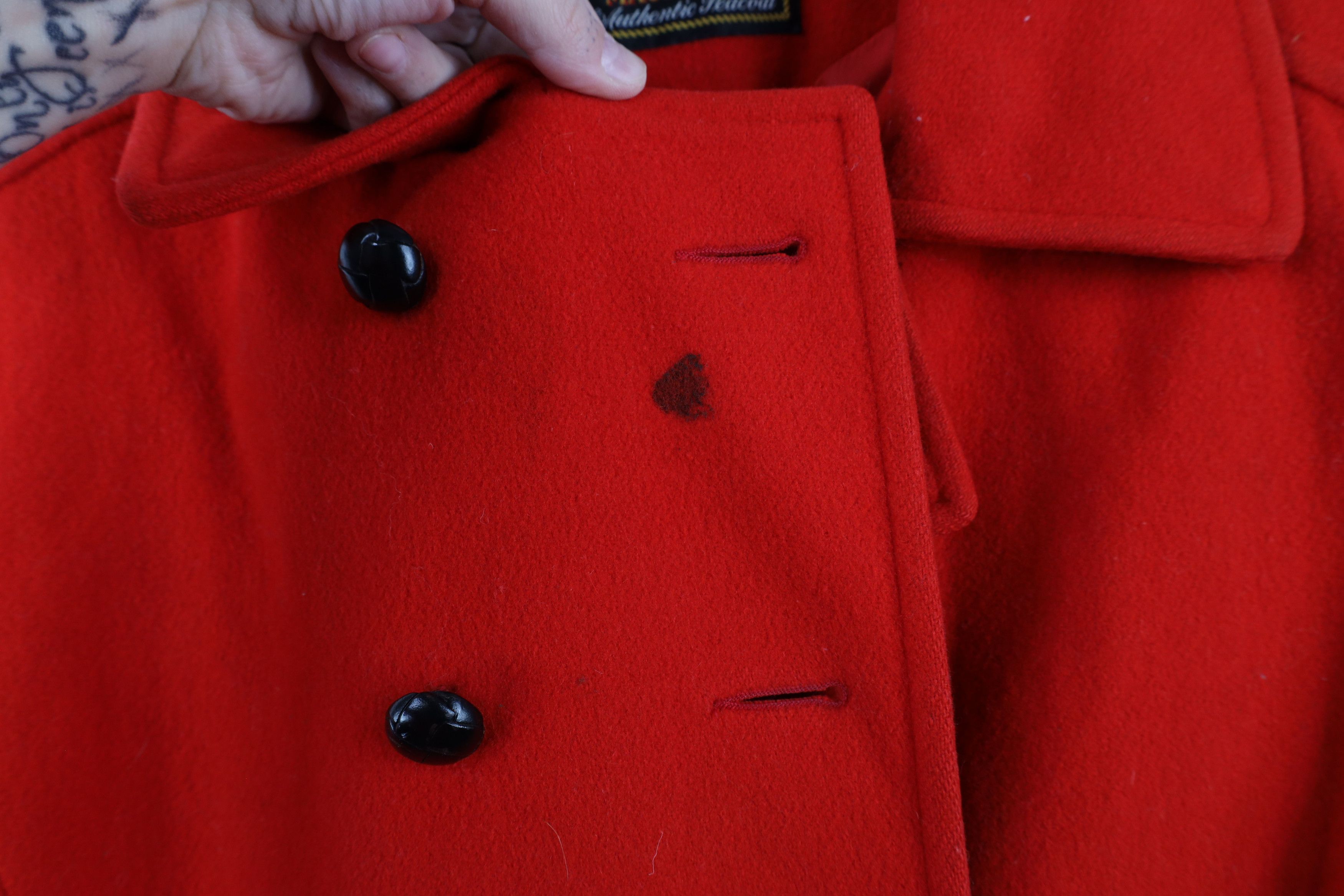 Vintage Vintage 90s Streetwear Breasted Wool Military Jacket USA Size L / US 10 / IT 46 - 4 Thumbnail