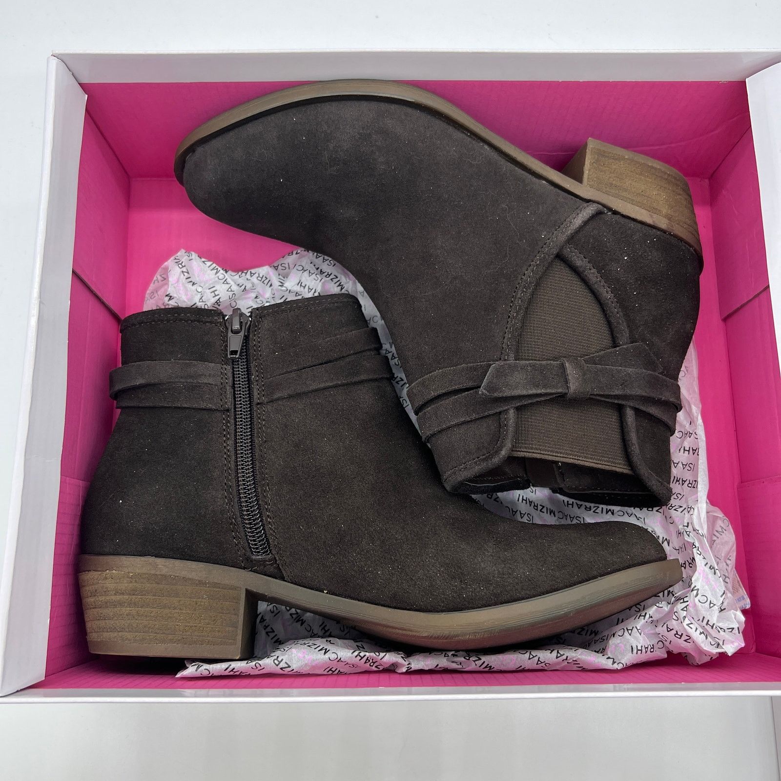 Other Isaac Mizrahi Live! Leather Boot Womens 7M Brown Size US 7 / IT 37 - 2 Thumbnail