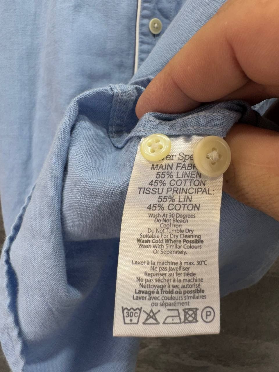 Oliver Spencer Oliver Spencer Luxury Linen Shirt Button Size US S / EU 44-46 / 1 - 12 Thumbnail