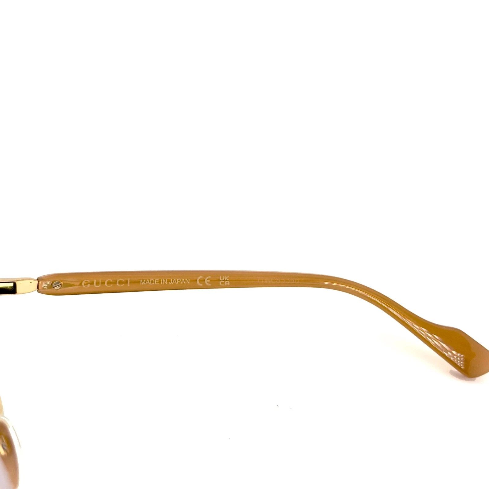 Gucci GUCCI GG1221O 1221 Yellow Classic Narrow Eyeglass 006 GG1221 Size ONE SIZE - 7 Thumbnail