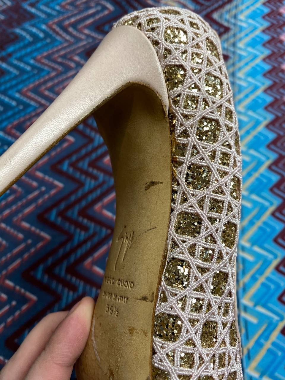 Giuseppe Zanotti Giuseppe Zanotti Design Diamond VINTAGE Size US 9.5 / IT 39.5 - 17 Thumbnail
