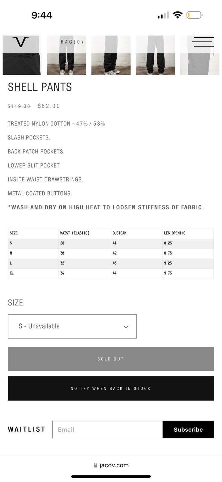 jacov Jacov Shell Pants Size US 30 / EU 46 - 6 Thumbnail