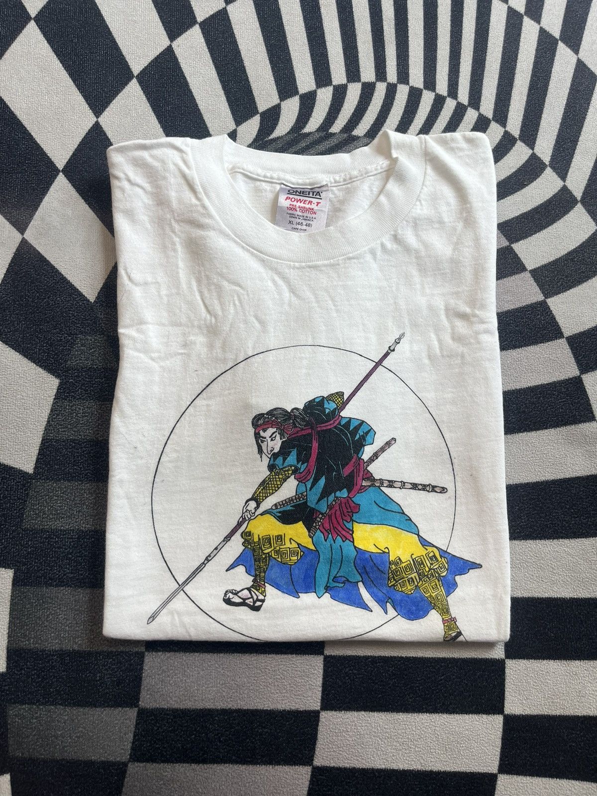 Arts & Science Vintage Art Ukiyoe Nakinata 90’s Tshirt Size US XL / EU 56 / 4 - 1 Thumbnail