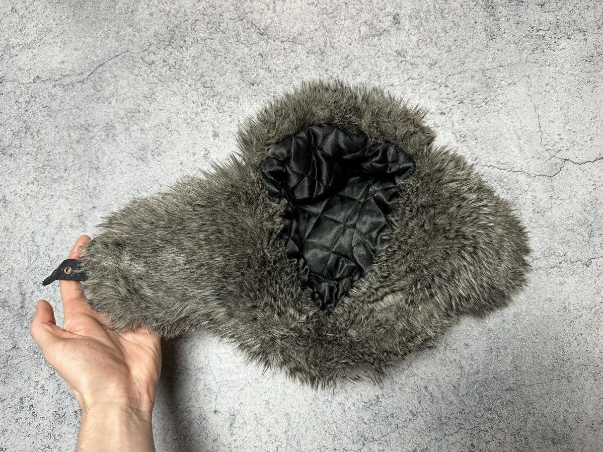 Hysteric Glamour Vintage Y2K Fuzzy Ushanka Beanie Hat Mohair Faux Fur Size ONE SIZE - 6 Thumbnail