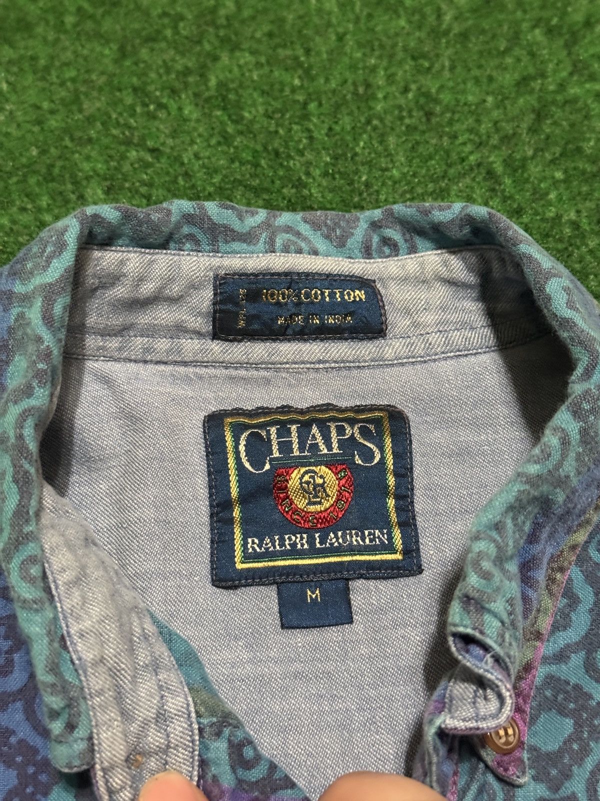Chaps Ralph Lauren Ralph Lauren Chaps Button Up Short Sleeve 90s M 22x29 Shirt Size US M / EU 48-50 / 2 - 3 Thumbnail