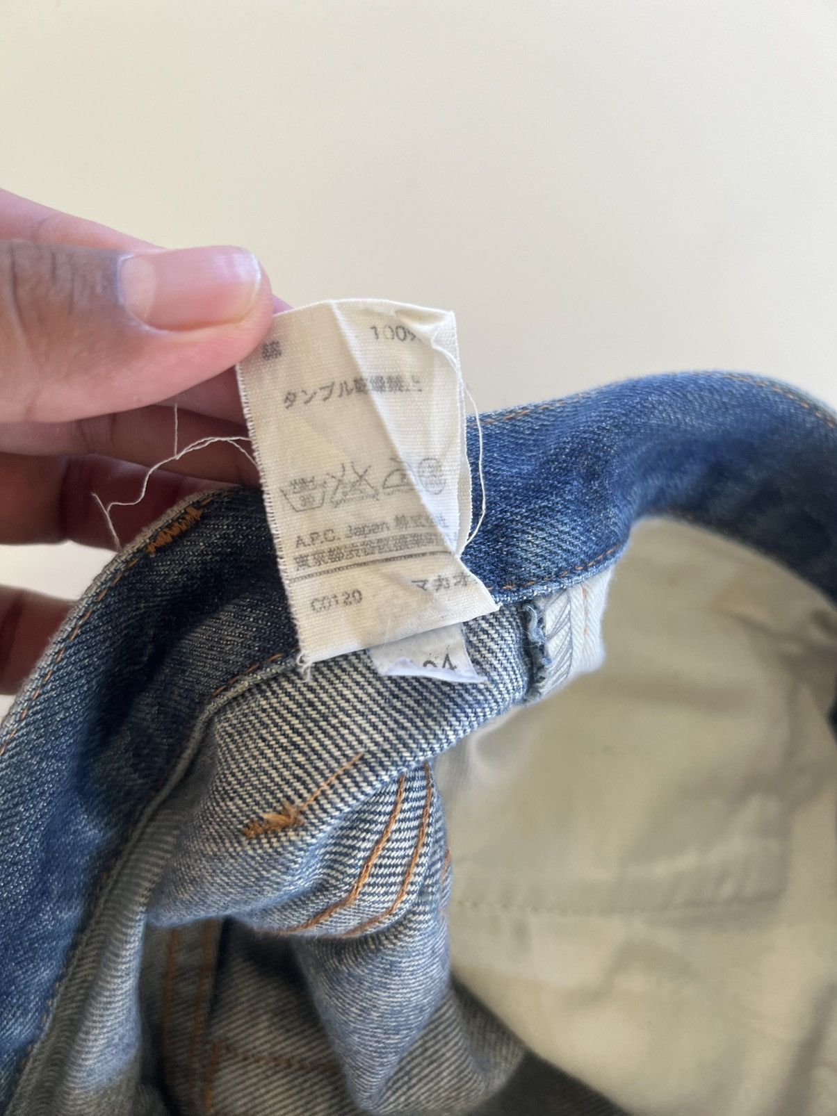 A.P.C. Vintage APC Distressed Denim Jeans Size 27-28" Size US 27 - 10 Thumbnail