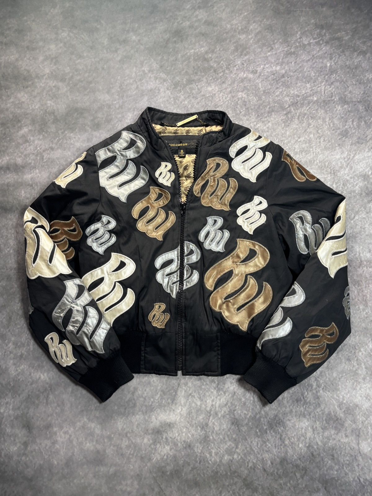 Rocawear Vintage Rocawear Bomber Jacket Goose Down Puffer Y2K Winter Size S / US 4 / IT 40 - 15 Thumbnail