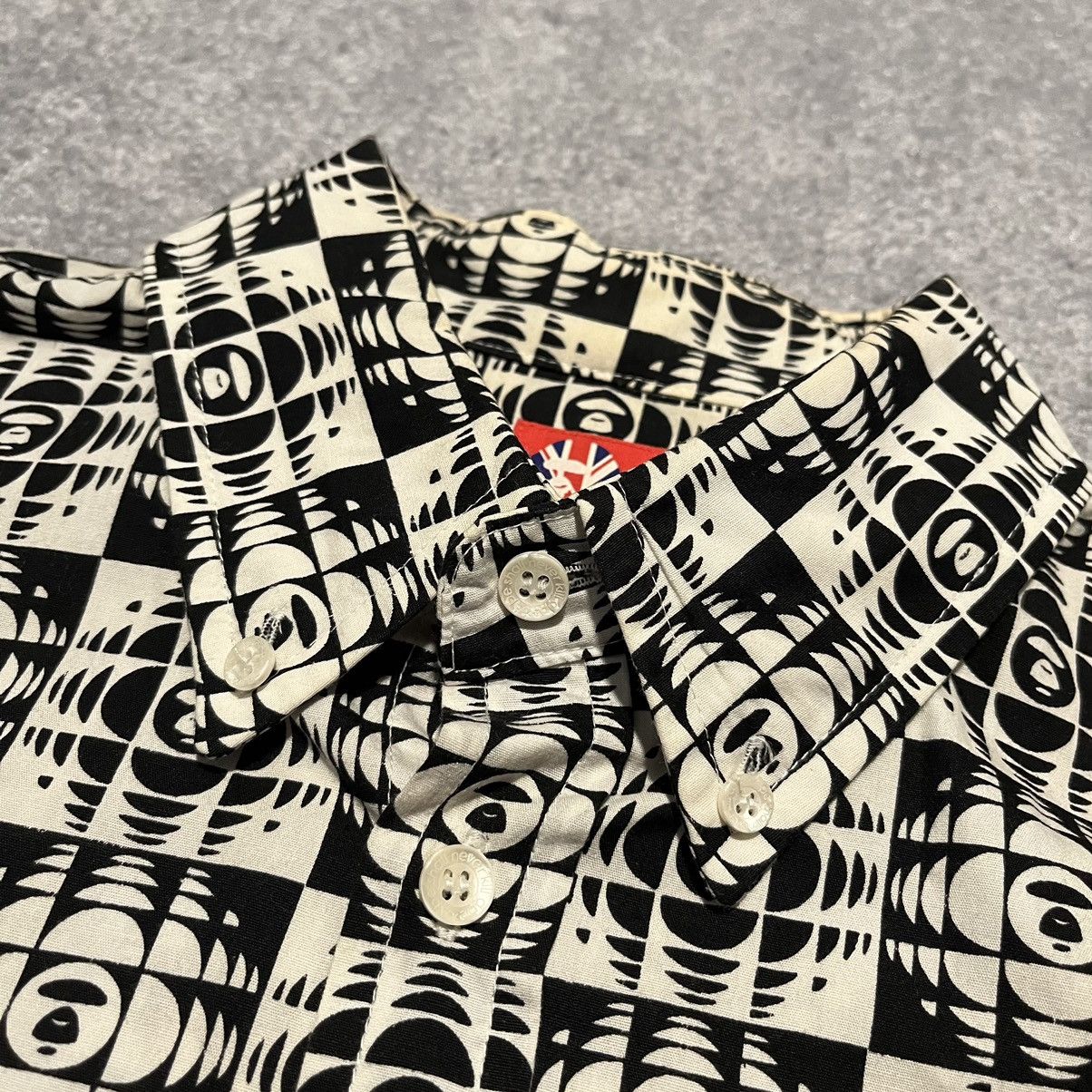 Bape A Bathing Ape Bape Baby Milo Button Up Shirt All Over Print Size US XL / EU 56 / 4 - 8 Thumbnail