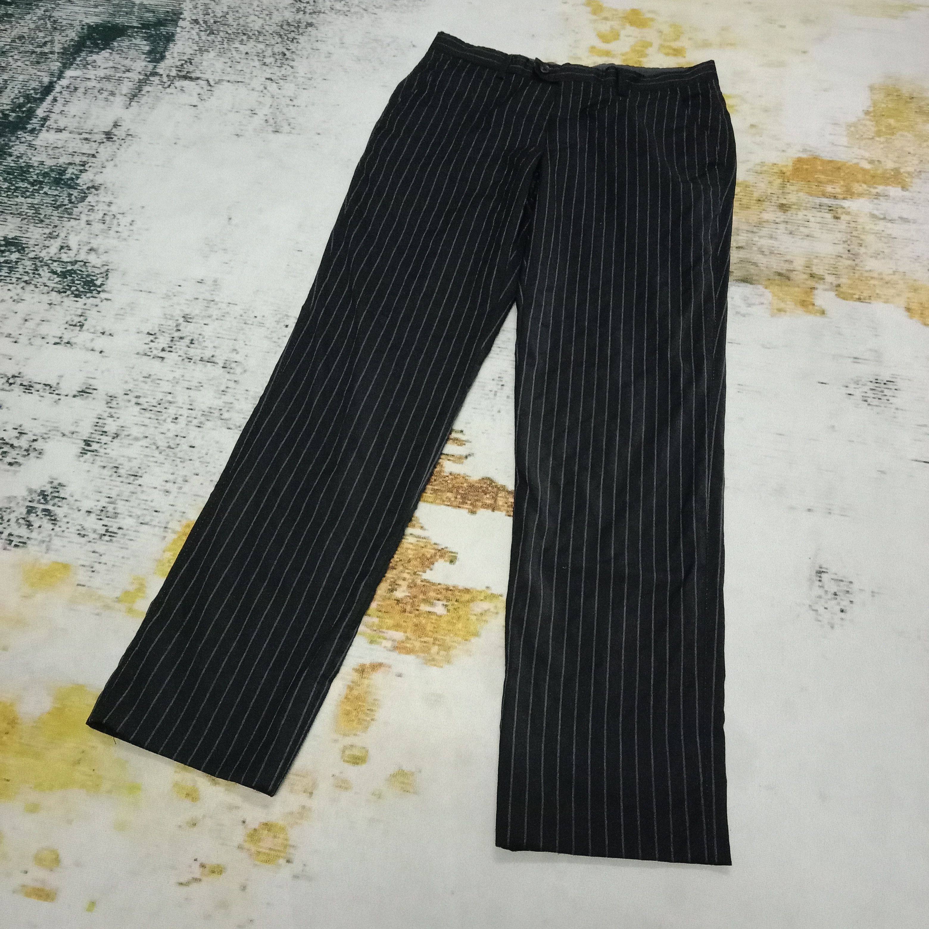 Paul Smith London Striped Hair Fabric Pants