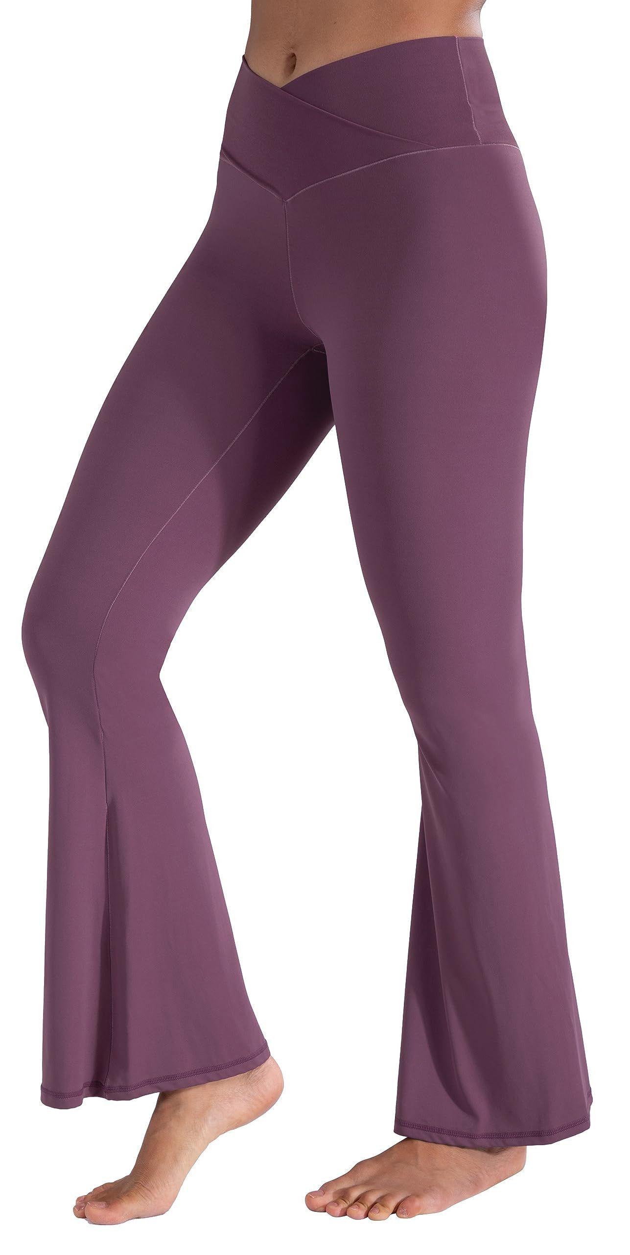 Other Flare Leggings, Crossover Yoga Pants with Tummy Control Size 33" - 2 Thumbnail