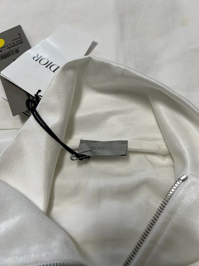 Dior Dior White CD logo glitter sports jacket 2502-Nextarrow Size US L / EU 52-54 / 3 - 4 Thumbnail