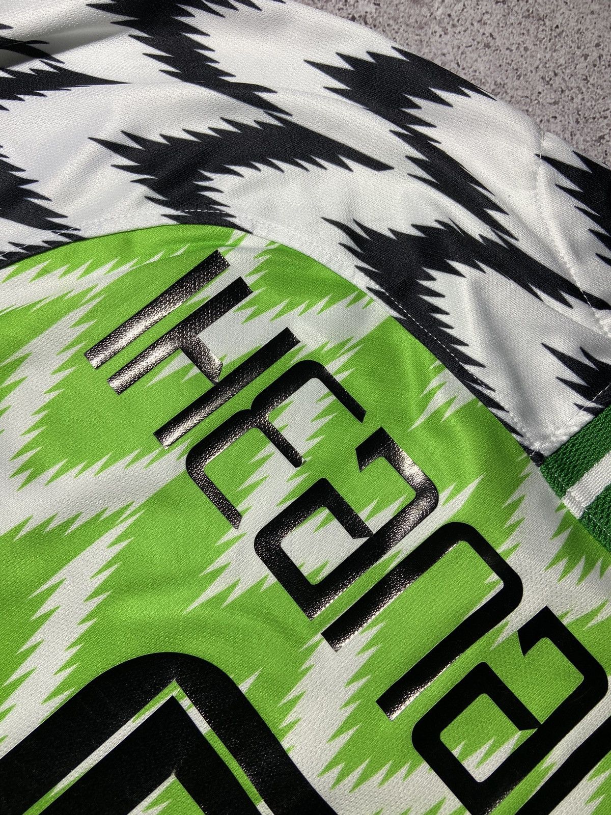 Nike 💥Nigeria Iheanacho #8 2012 prayer football jersey t-shirt‼️ Size US L / EU 52-54 / 3 - 7 Thumbnail