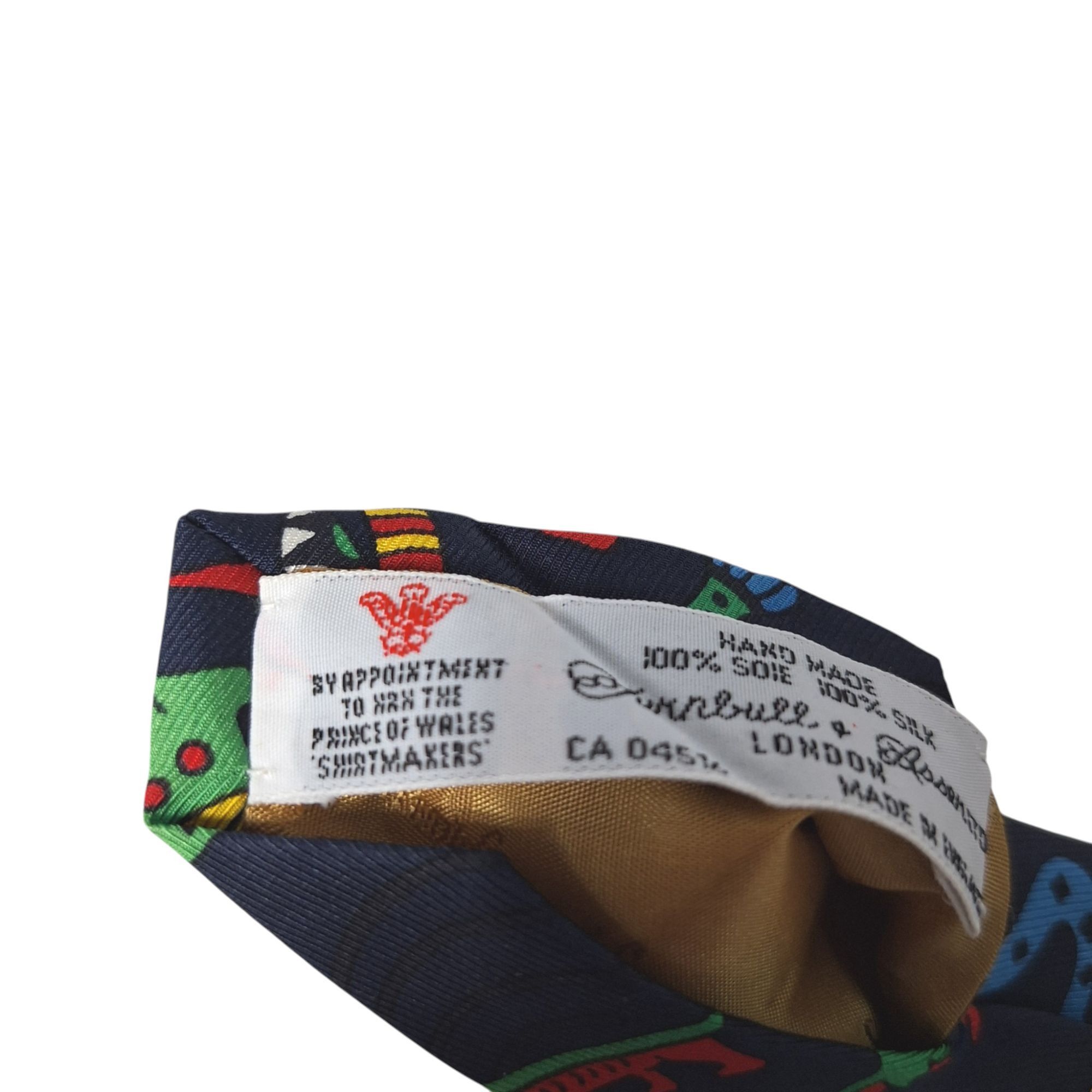 Turnbull & Asser Turnbull & Asser Neiman Marcus Silk Tie Egyptian Hieroglyphi Size ONE SIZE - 8 Thumbnail