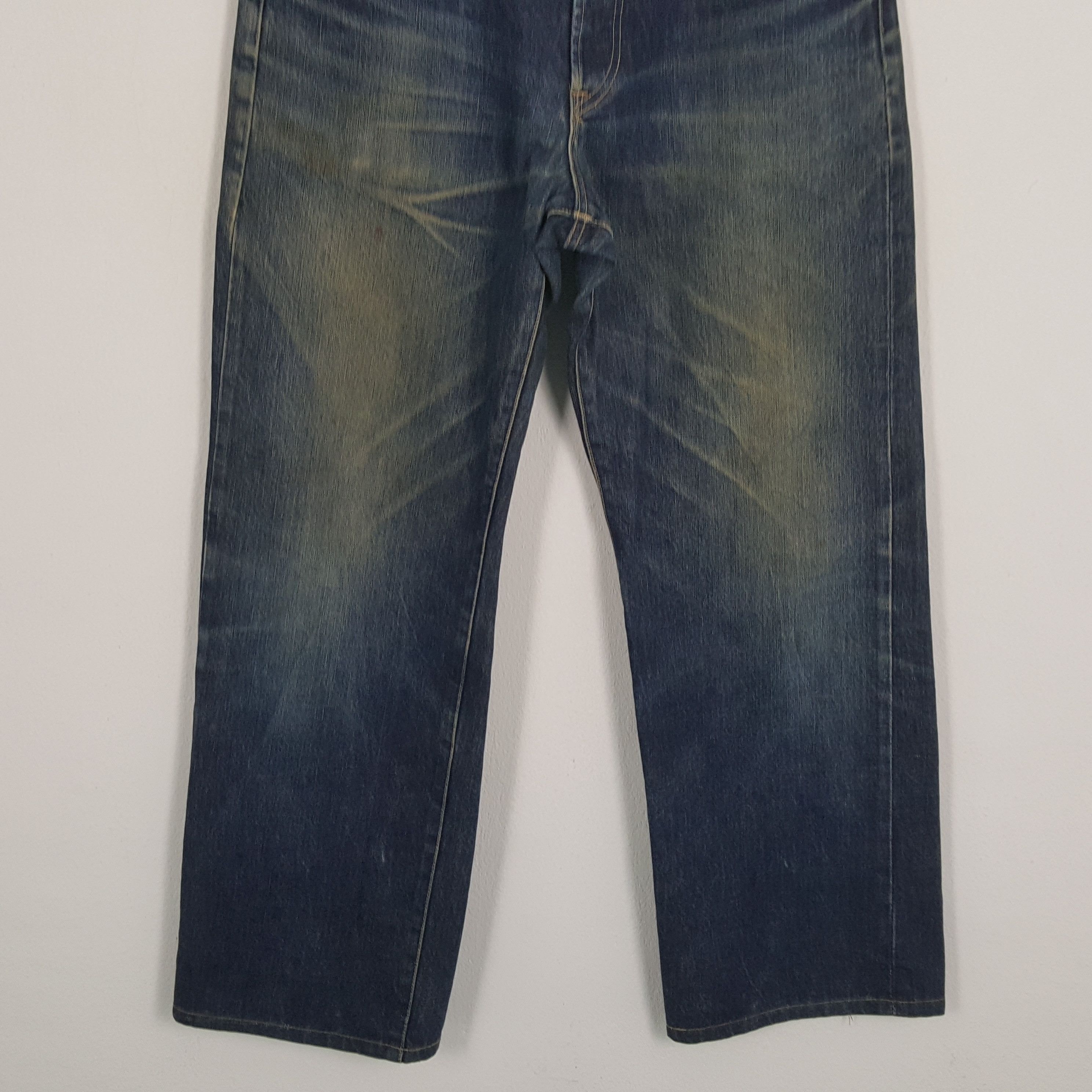 Japanese Brand × Vintage EVISU Japanese Brand Fashion Style Custom Daicock Jeans Size US 33 - 6 Thumbnail