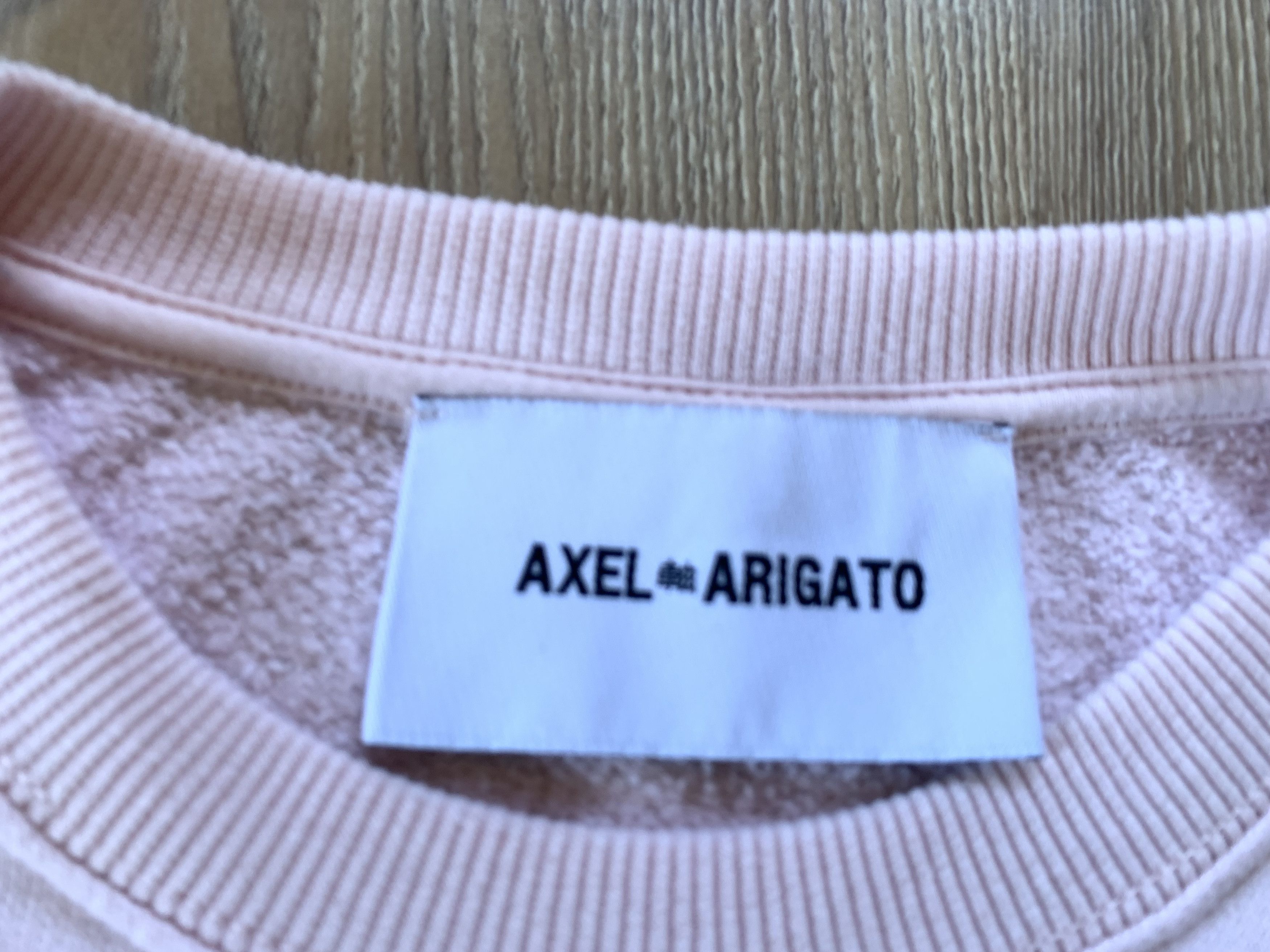 Axel Arigato Axel Arigato Pink Cotton Crewneck Sweatshirt Size US S / EU 44-46 / 1 - 5 Thumbnail