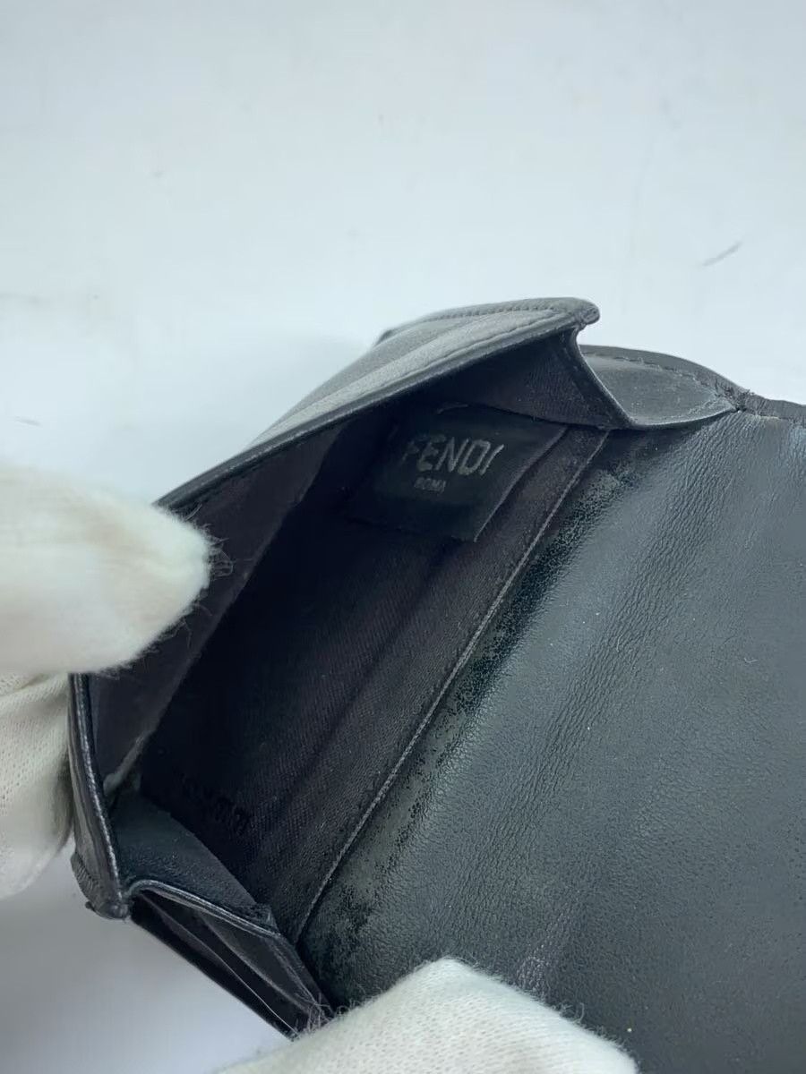 Fendi Fendi Leather Bi-Fold Wallet Black Size ONE SIZE - 6 Thumbnail